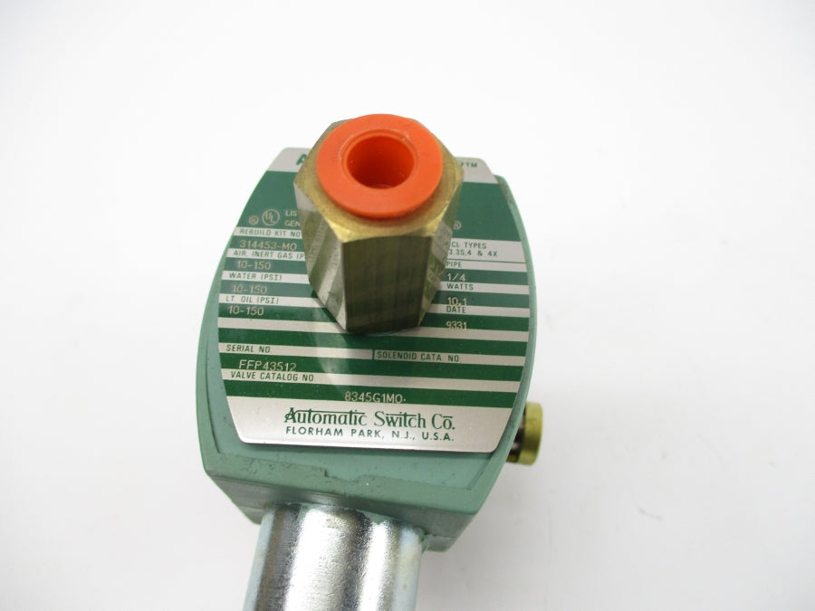 ASCO 8345G1MO 110/120V 10-150PSI 1/4" NSNP