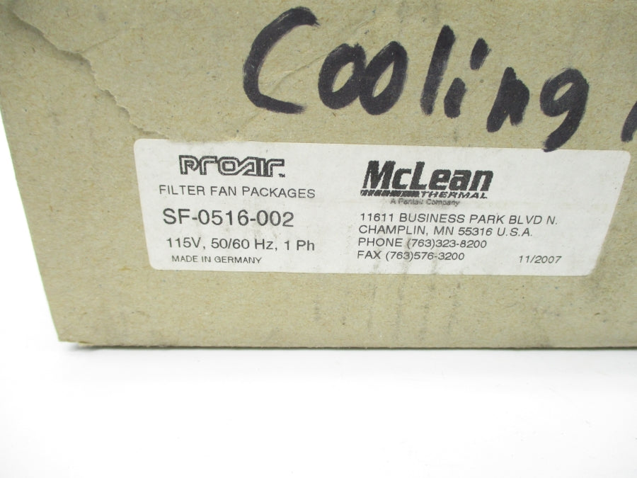 MCLEAN SF-0516-002 115V .22A NSMP