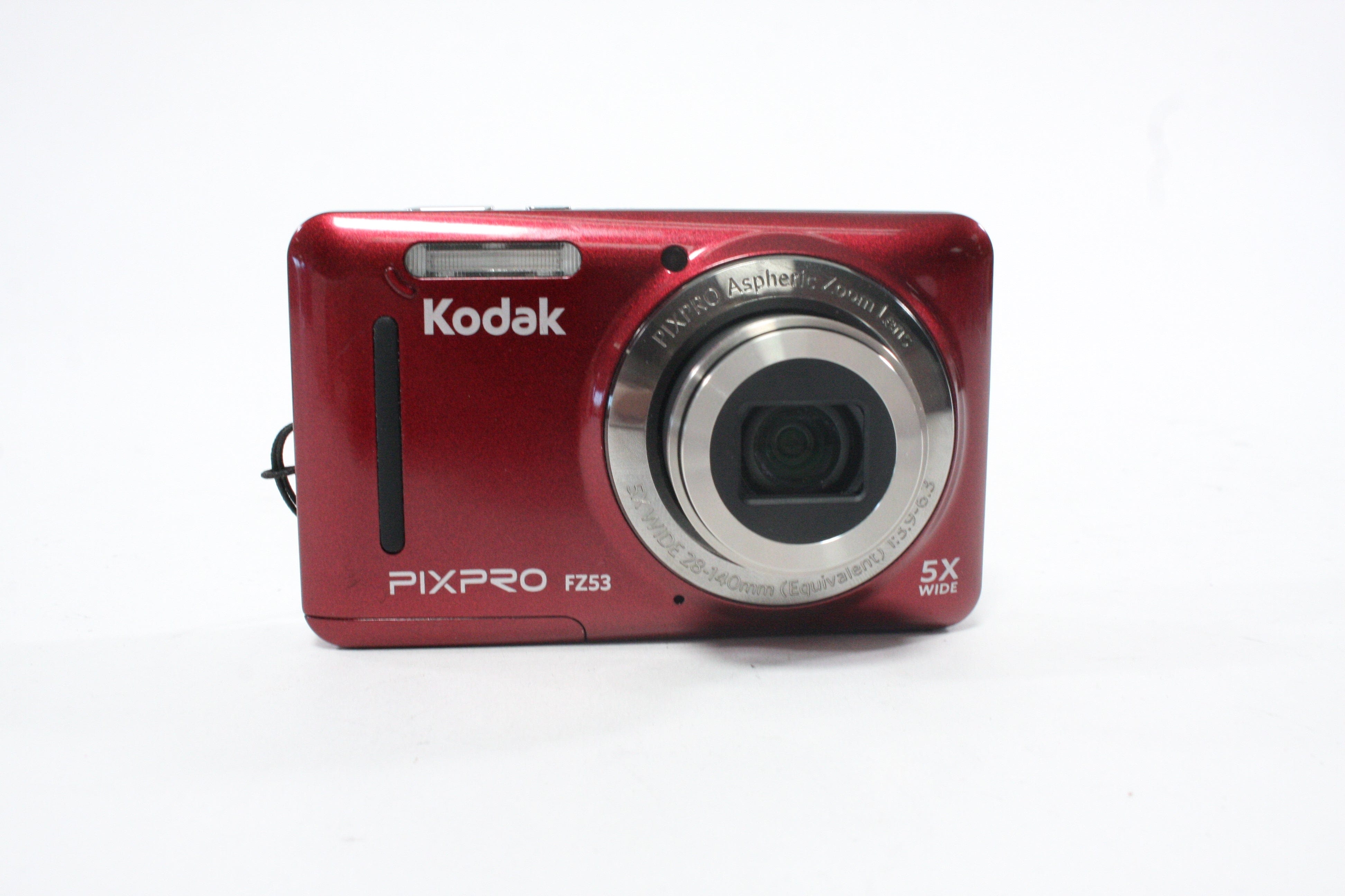 Kodak Pixpro FZ53 Digital Point-and-Shoot Camera 5x Zoom 16.0mp (Red)