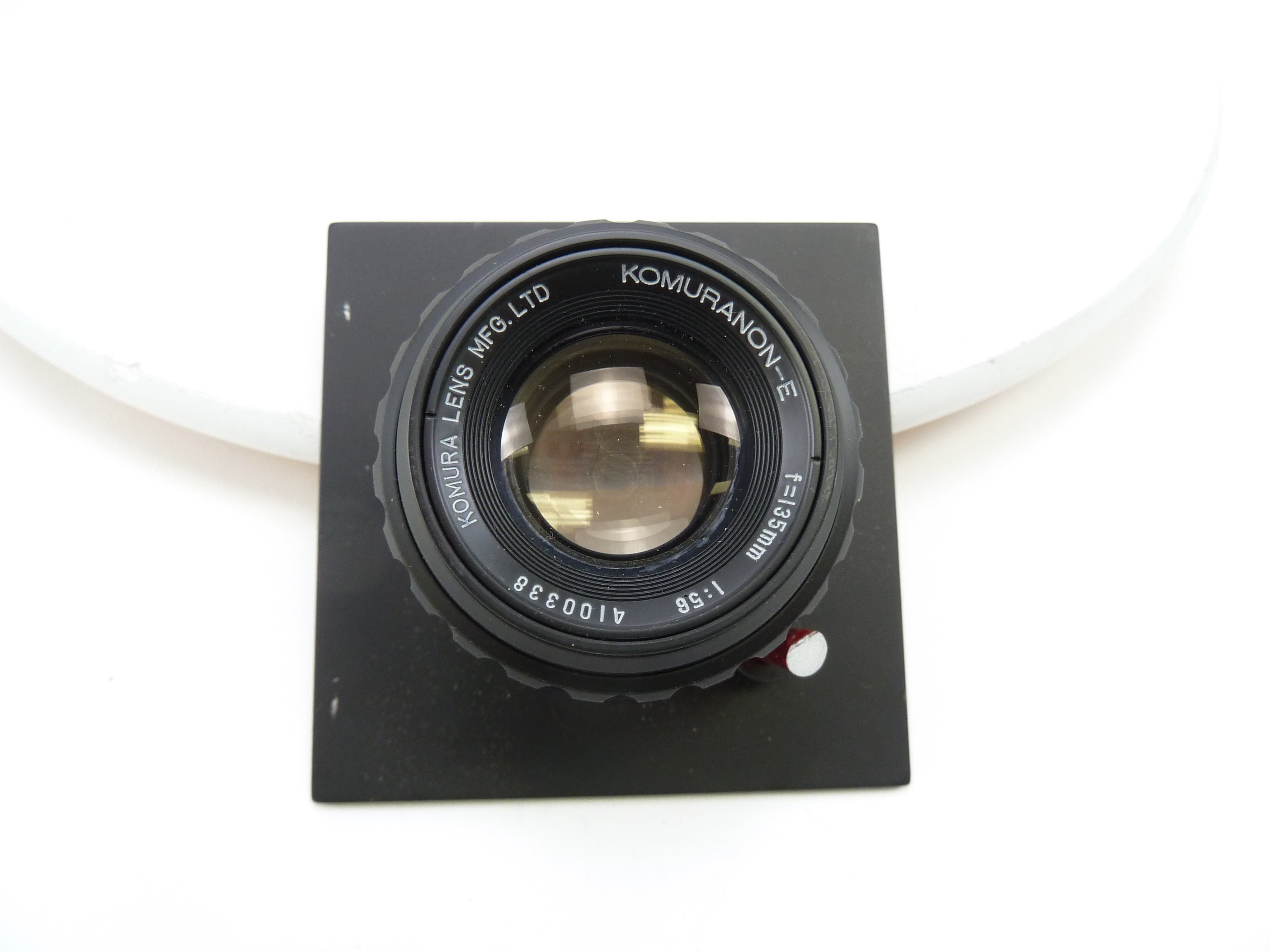 Komuranon-E 135MM f5.6 Enlarging Lens with ring and board