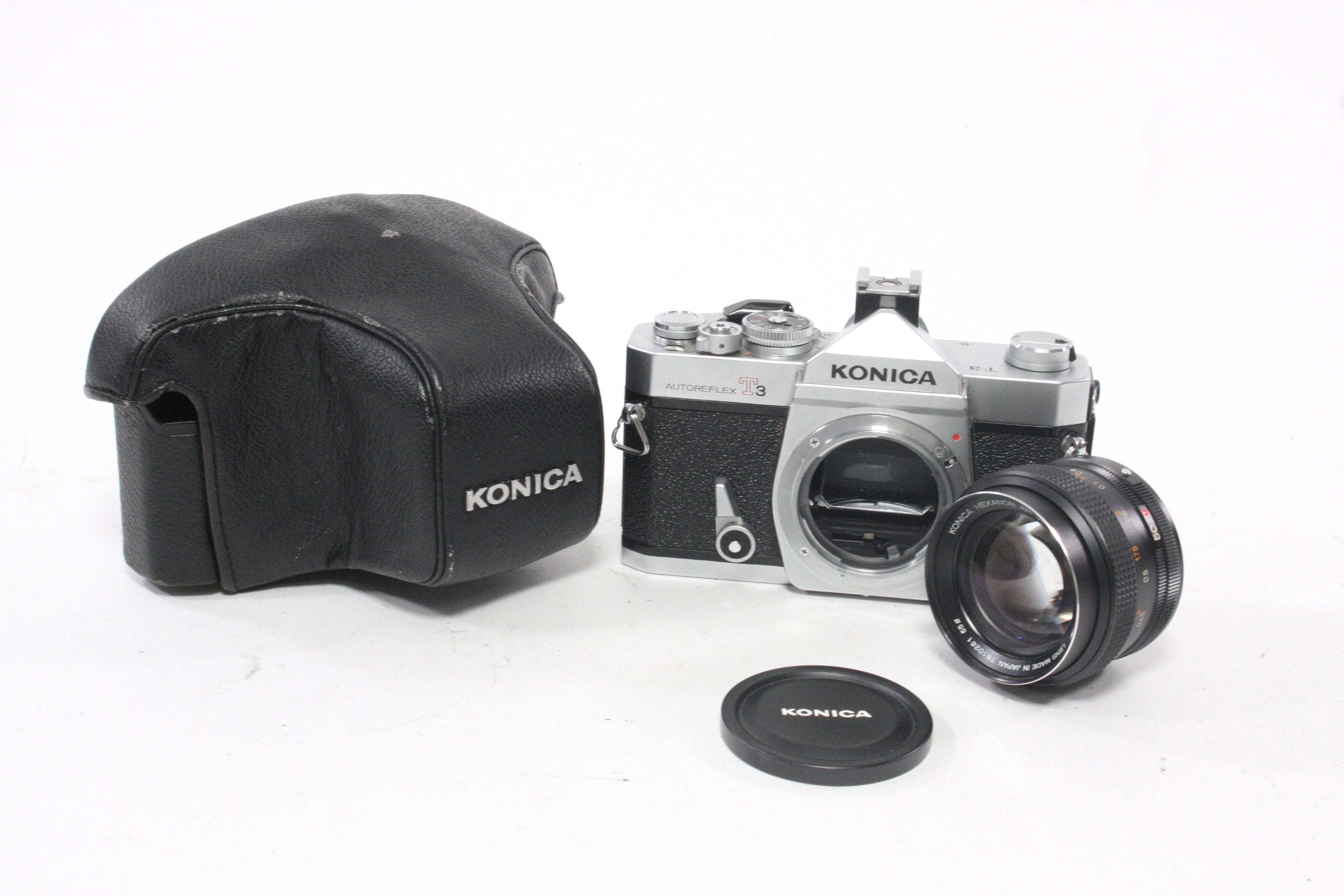Konica Autoreflex T3 35mm SLR Camera with 50mm f/1.4 Lens