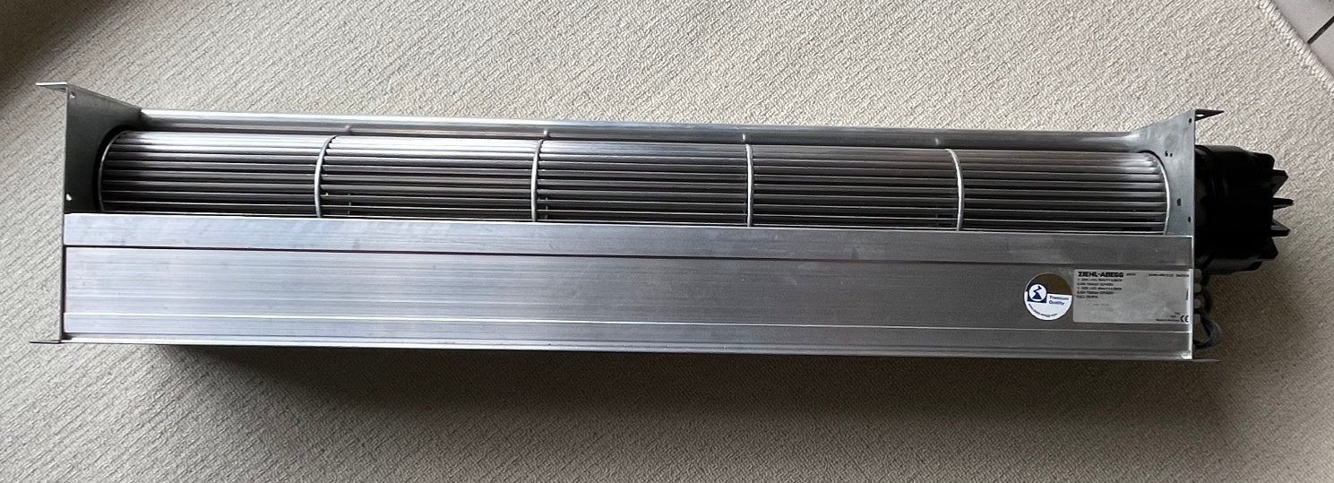 QK08A-4EM.70.CF ZIEHL-ABEGG Crossflow fan 230V 0.08/0.12kW 0.4/0.54A 1410/1640rpm