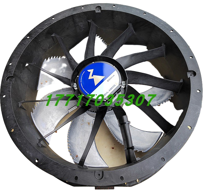 ZIEHL-ABEGG ZN080-ZIQ.GQ.VP73 Axial Fan | 4.0KW Heavy-Duty | 380/480V