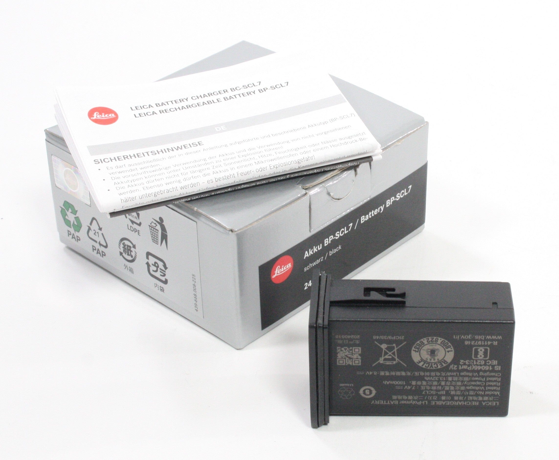 Leica Battery BP-SCL7 (Black)