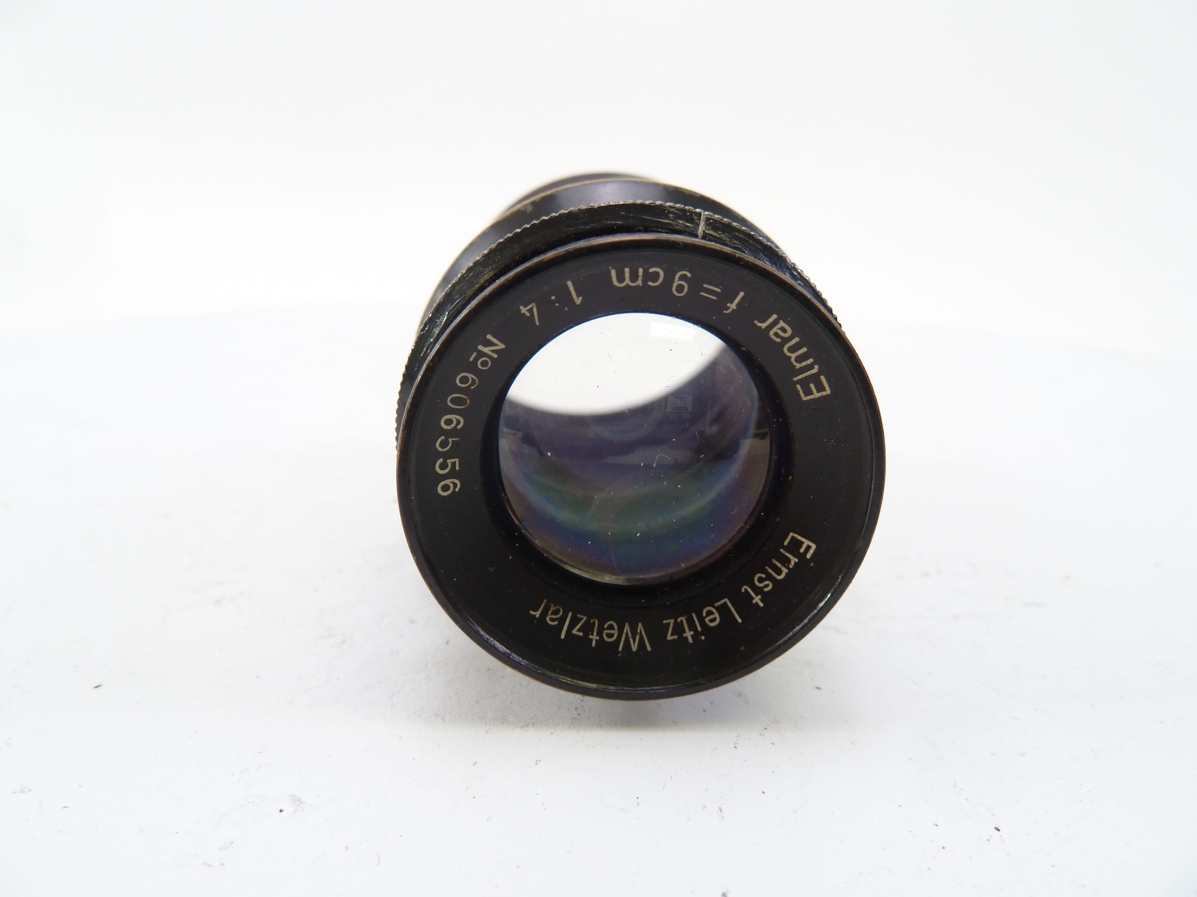 Leica Black Elmar 9cm F4 Telephoto Lens in Leica Screw Mount