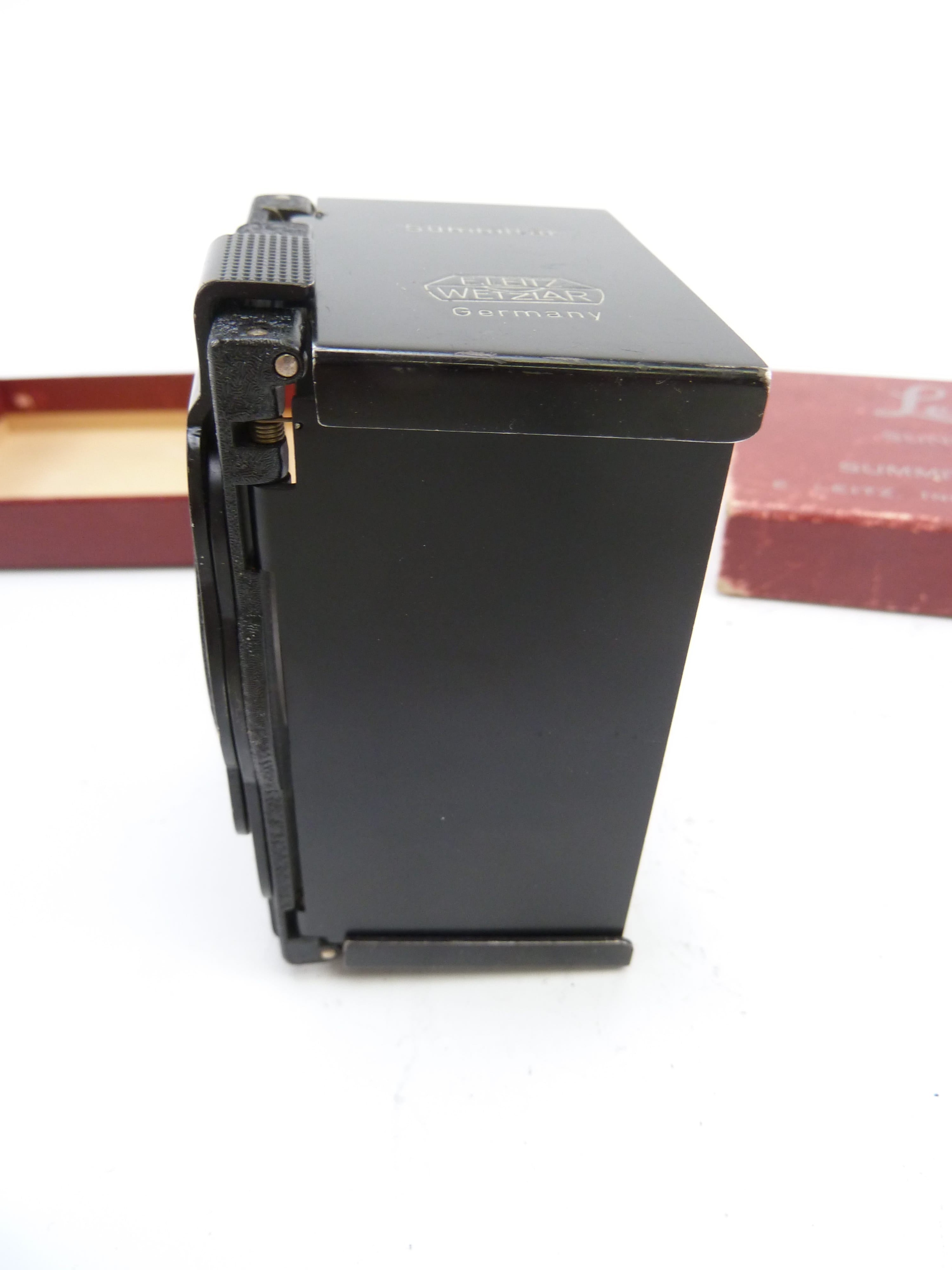Leica Folding Sunshade for Summitar Lens in original box