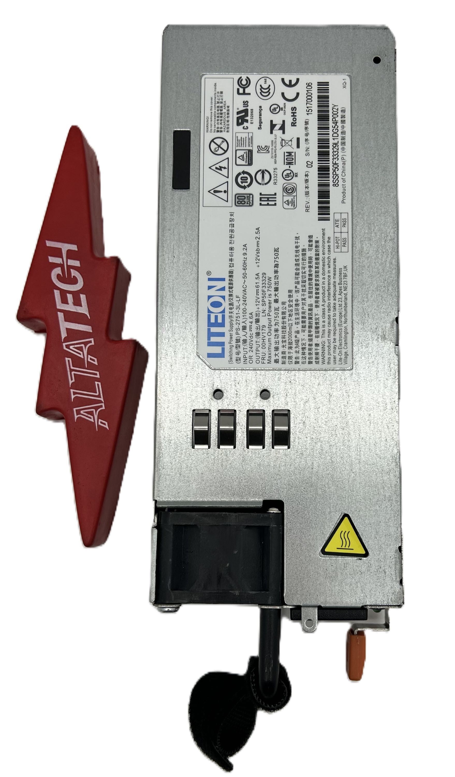 Lenovo 00HV179 ThinkServer 750W PSU RD550/450