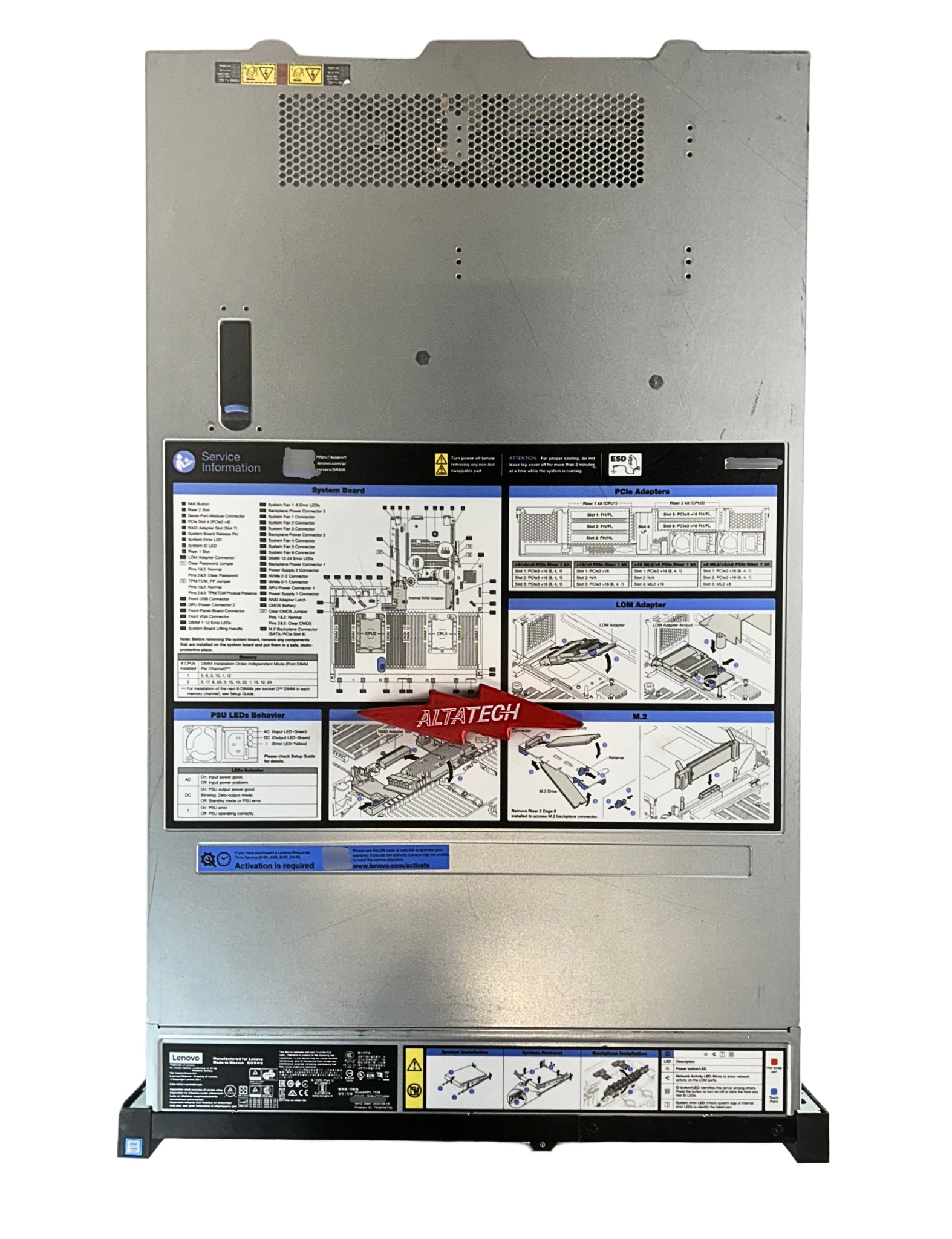 Lenovo 7X06CTO1WW SR650 Server CTO Base Chassis
