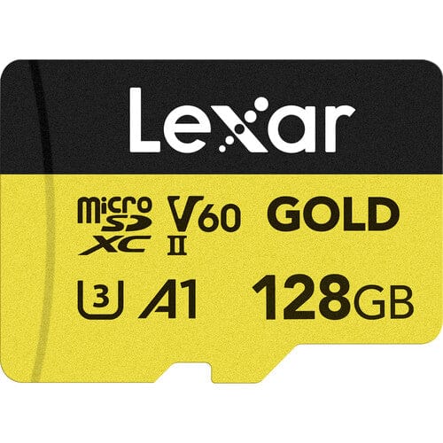 Lexar 128GB Micro SDXC UHS-II V60 U3 Memory Card