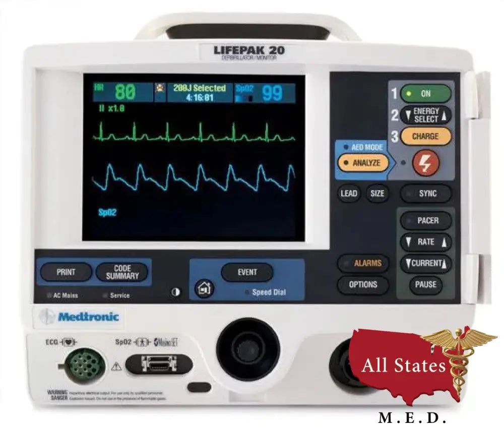 LifePak 20 Biphasic Defibrillator