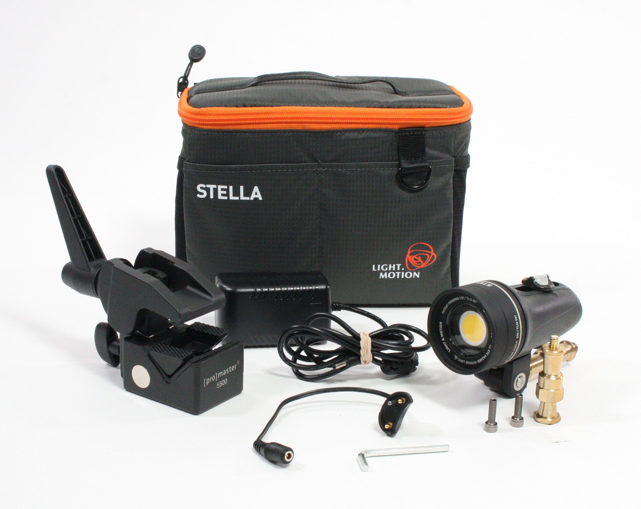 Light and Motion Stella 1000 LED Light with  Clamp and Case