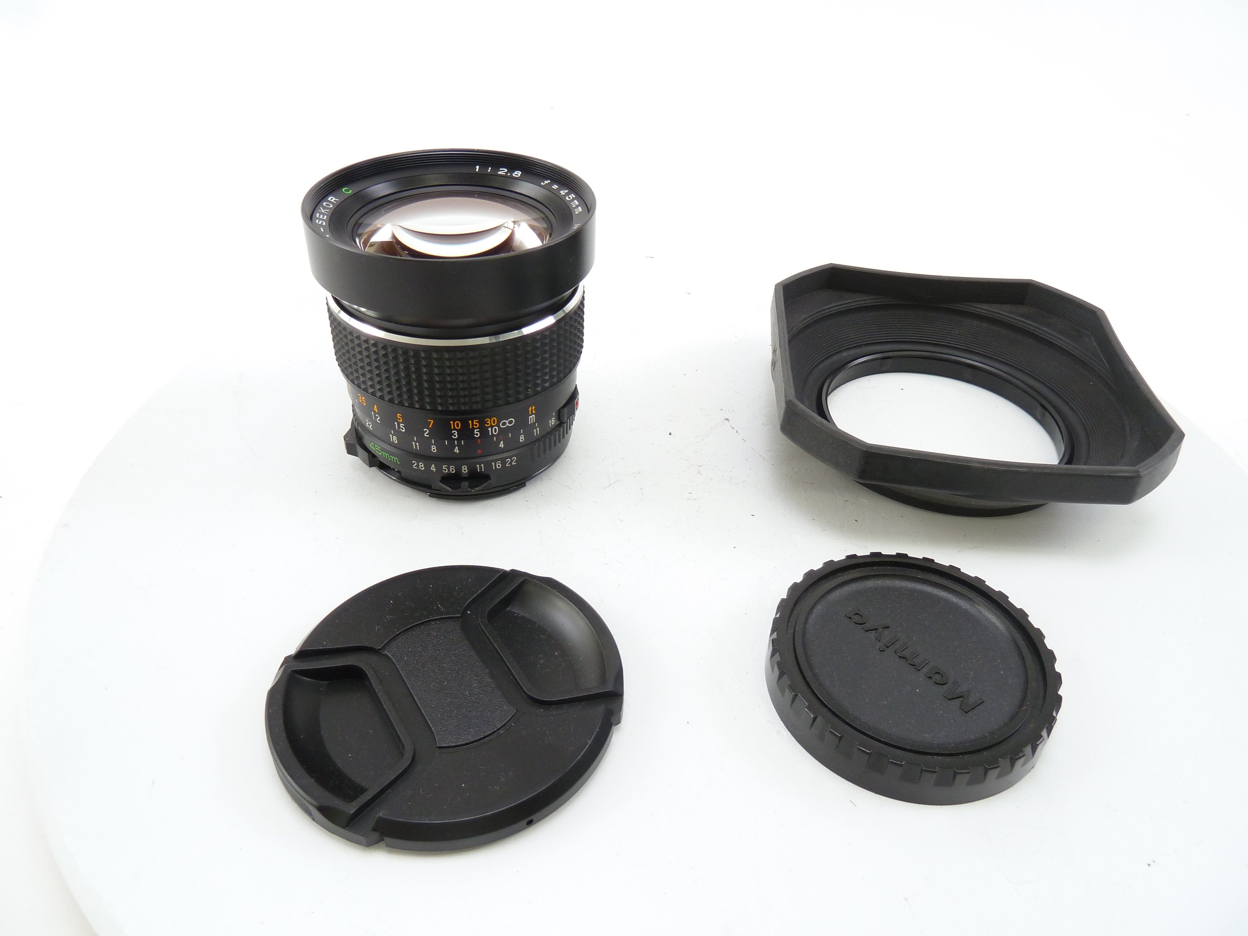 Mamiya 645 Pro 45MM f2.8 C Wide Angle Lens