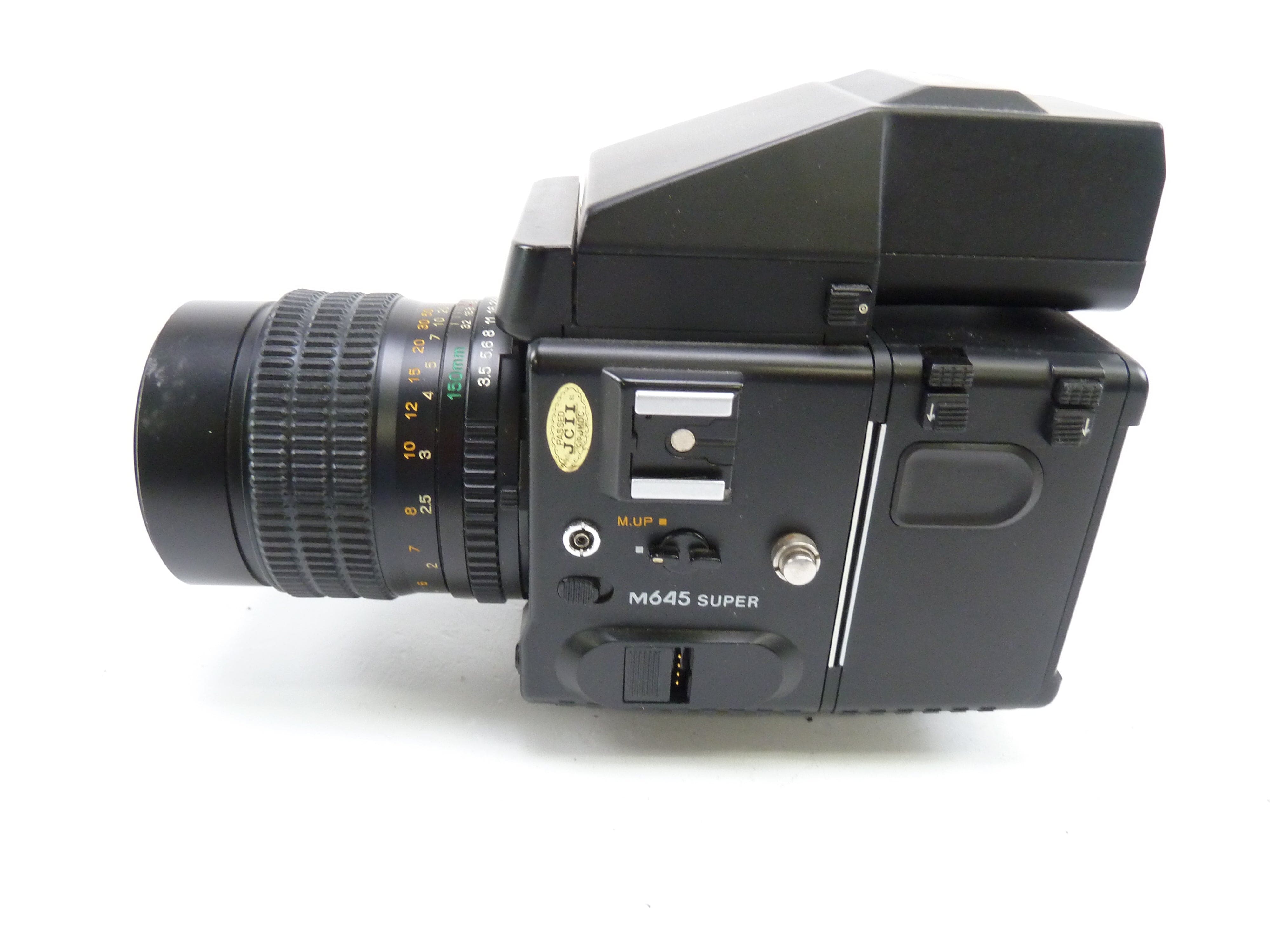 Mamiya 645 Super Kit with Prism Finder, 120 Back, and 150MM F3.5 N Lens