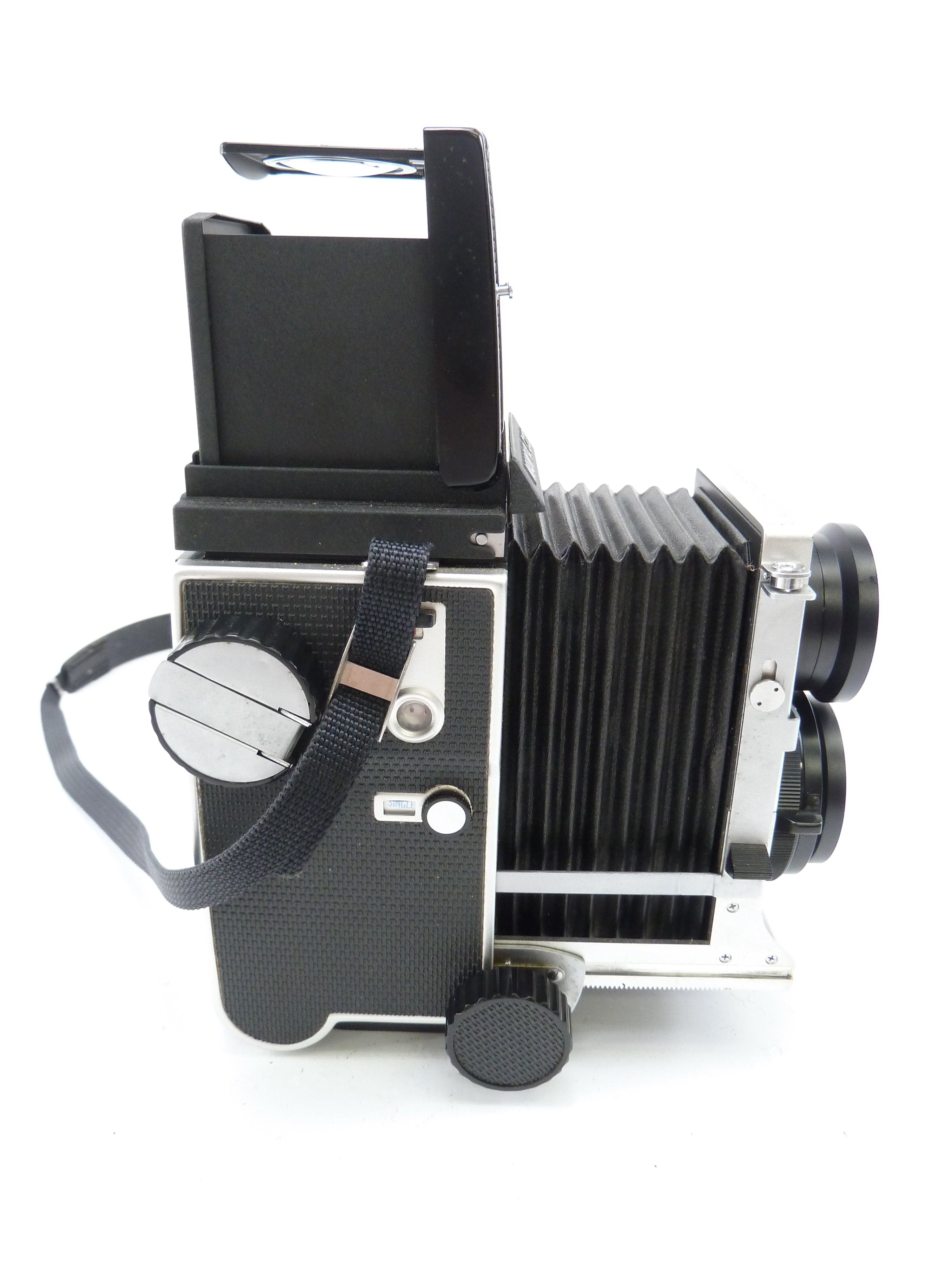 Mamiya C220 with 80MM f2.8 Blue Dot Lens