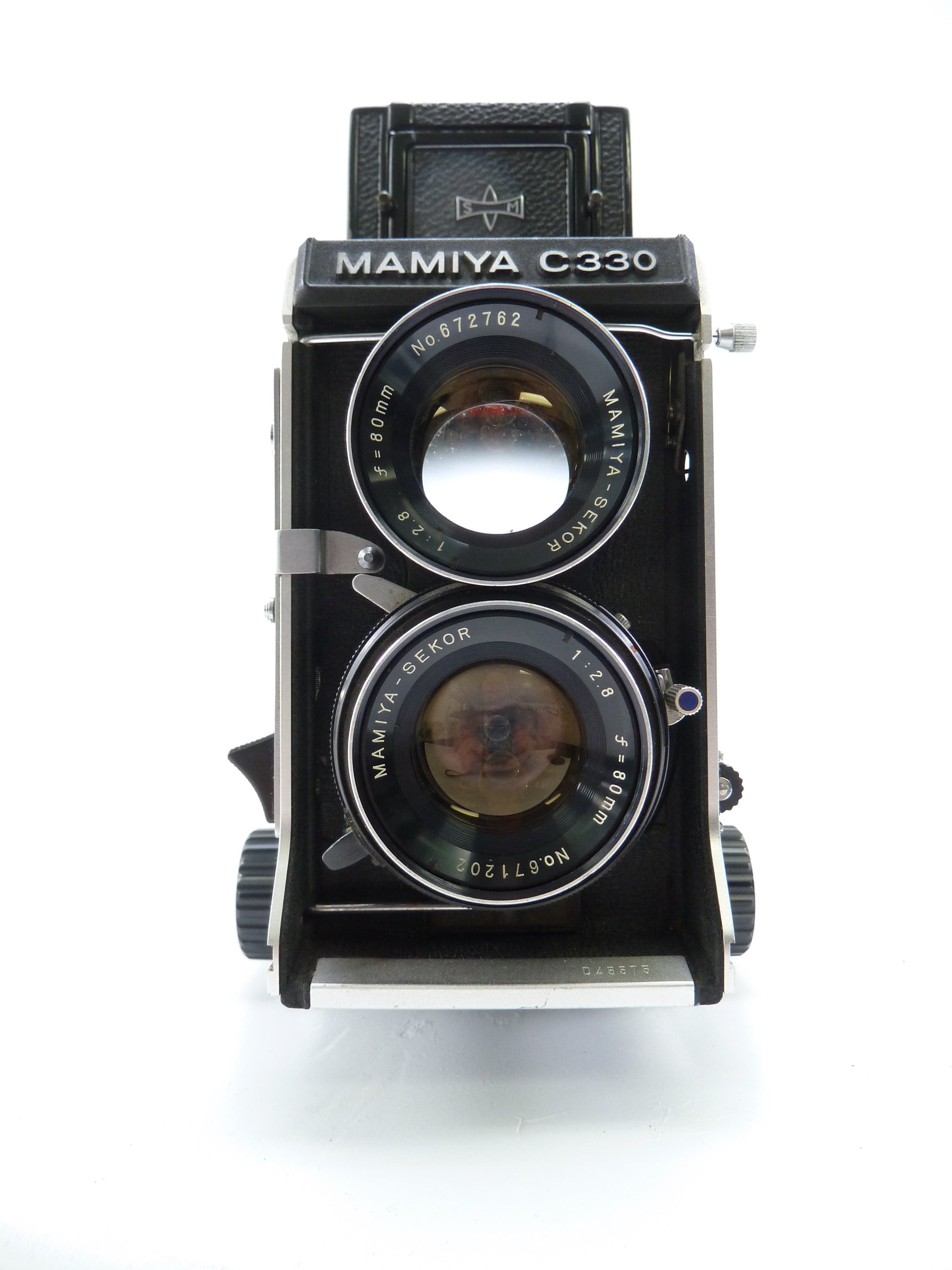Mamiya C330 Outfit with 80MM F2.8 Blue Dot Lens and Waist Level Finder