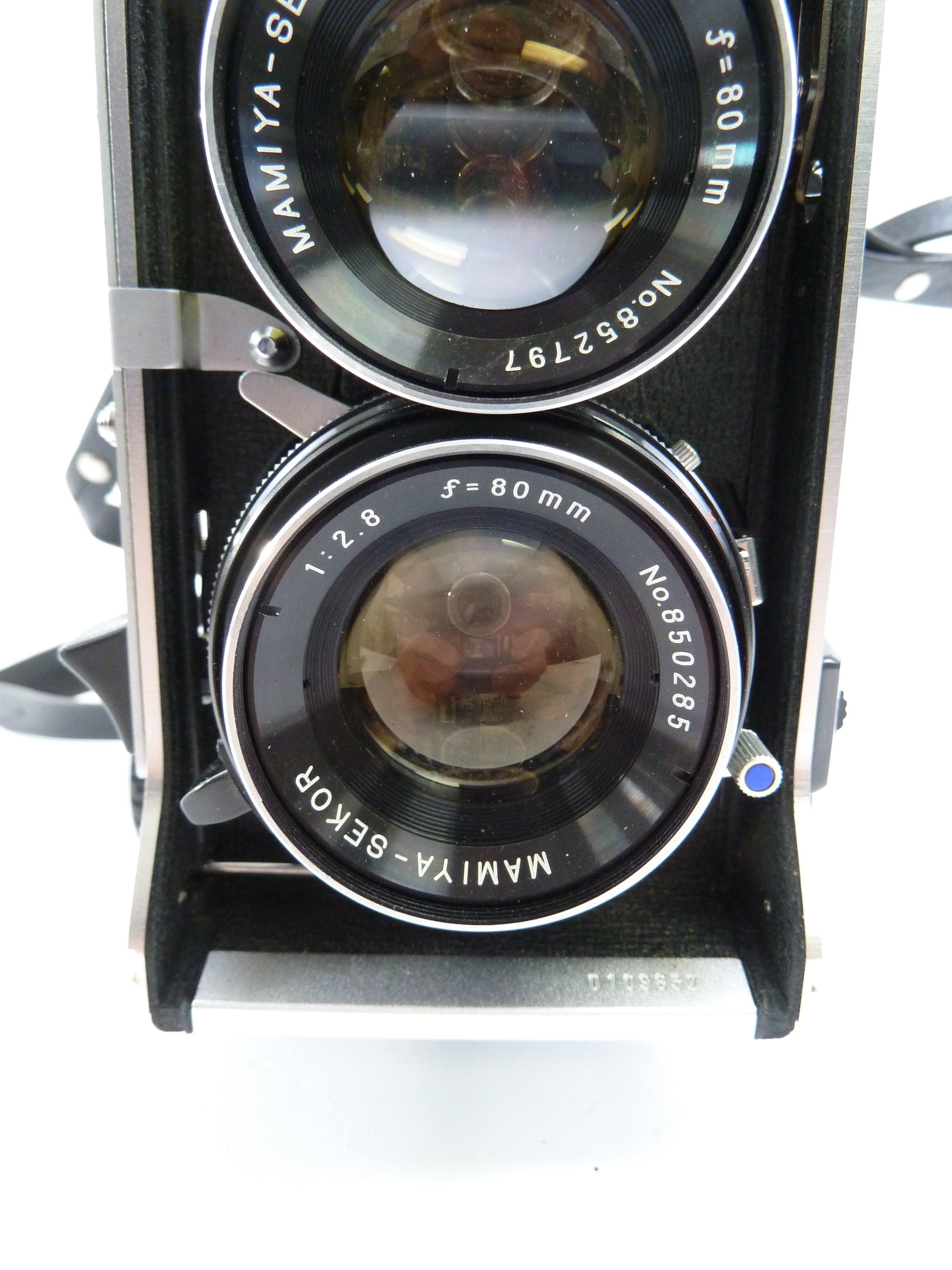 Mamiya C330F Camera Outfit with 80MM F2.8 Blue Dot Lens and Waist Level Finder