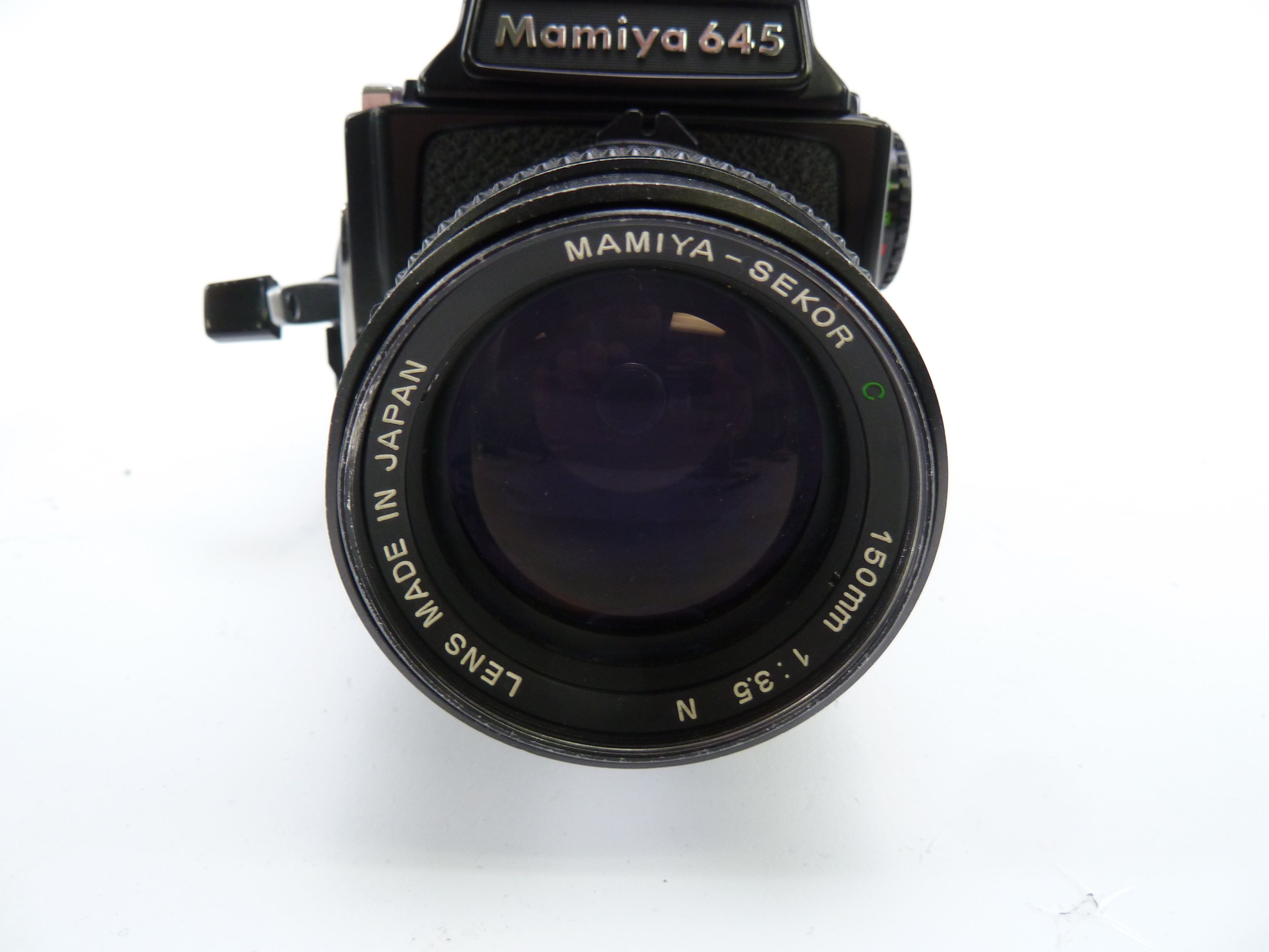Mamiya M645 1000S Camera Outfit with 150MM F3.5 N Lens and Prism Finder