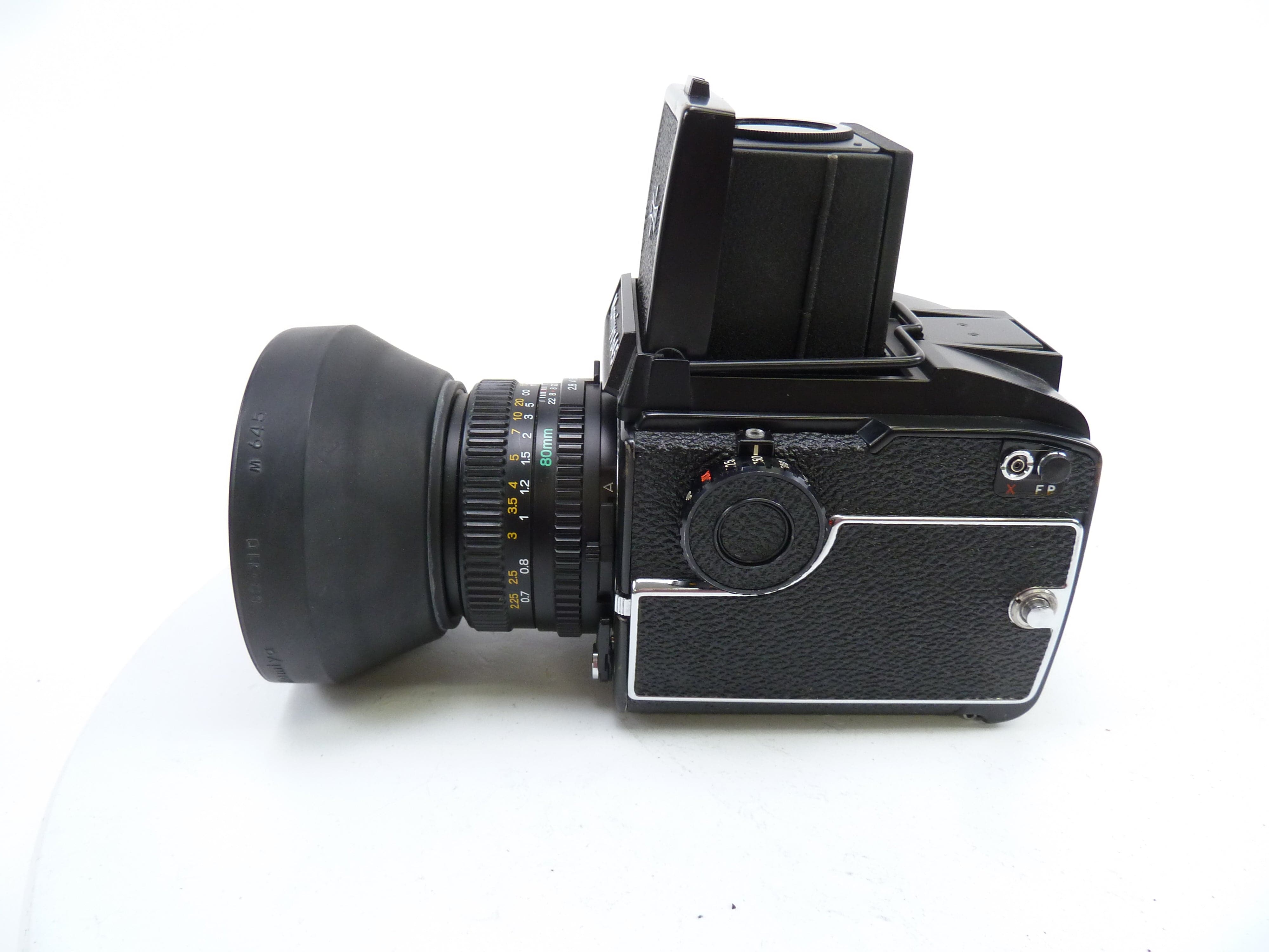 Mamiya M645 1000S Camera Outfit with 80MM F2.8 N Lens and Waist Level Finder