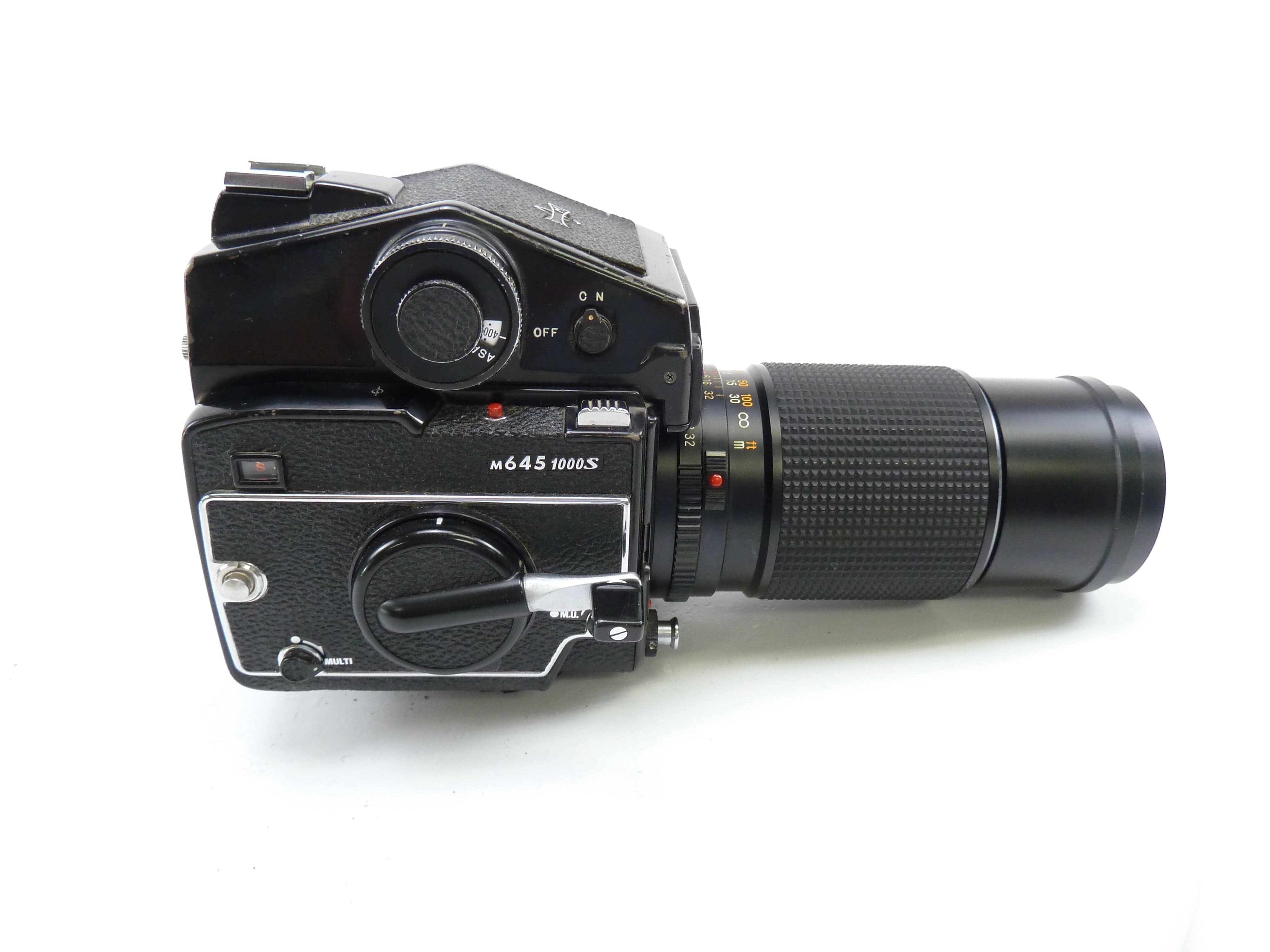 Mamiya M645 1000S Kit with Prism Finder and 210MM f4 C Lens