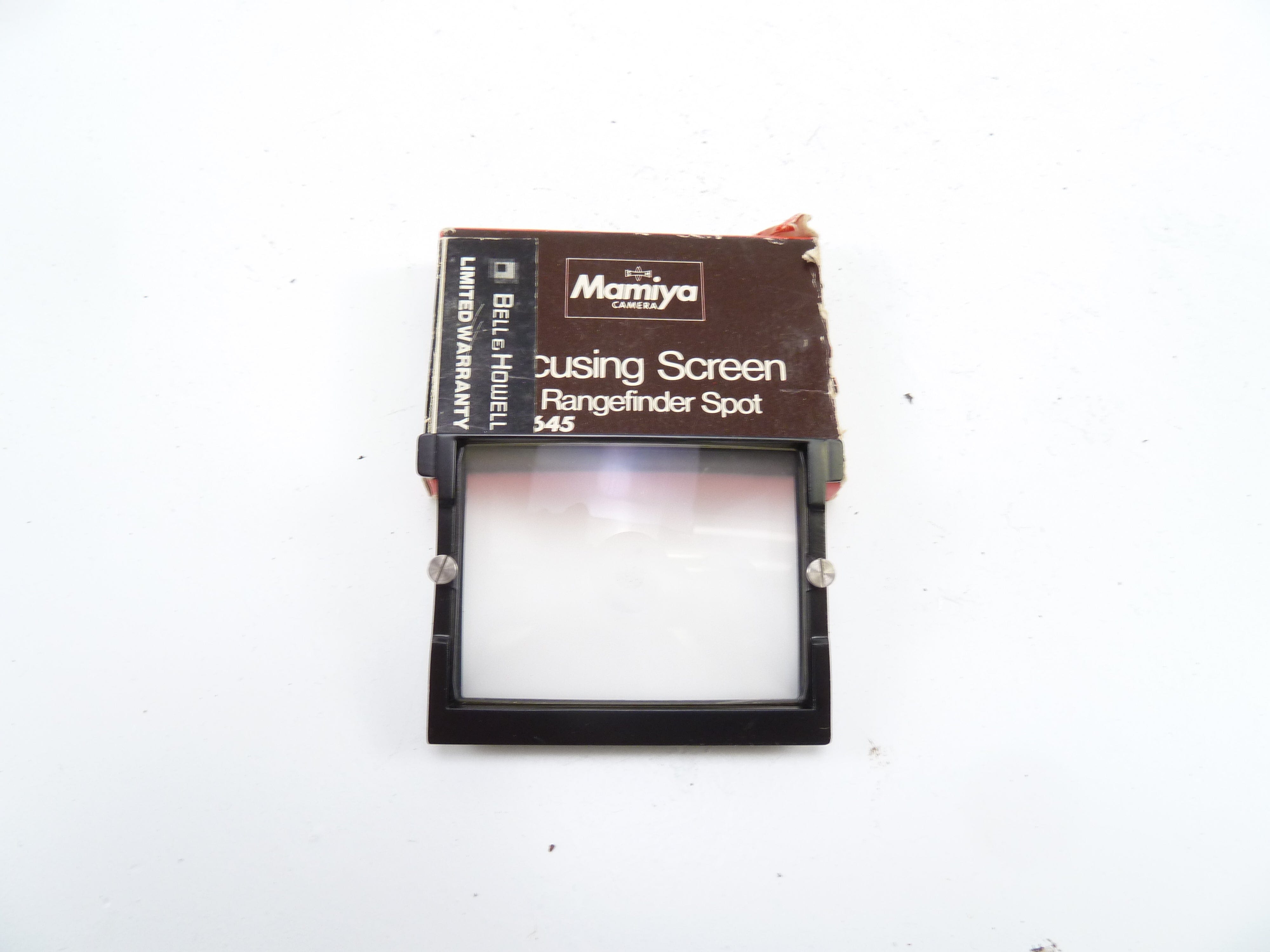 Mamiya M645 #4 Split Image with Micro Prism Focusing Screen