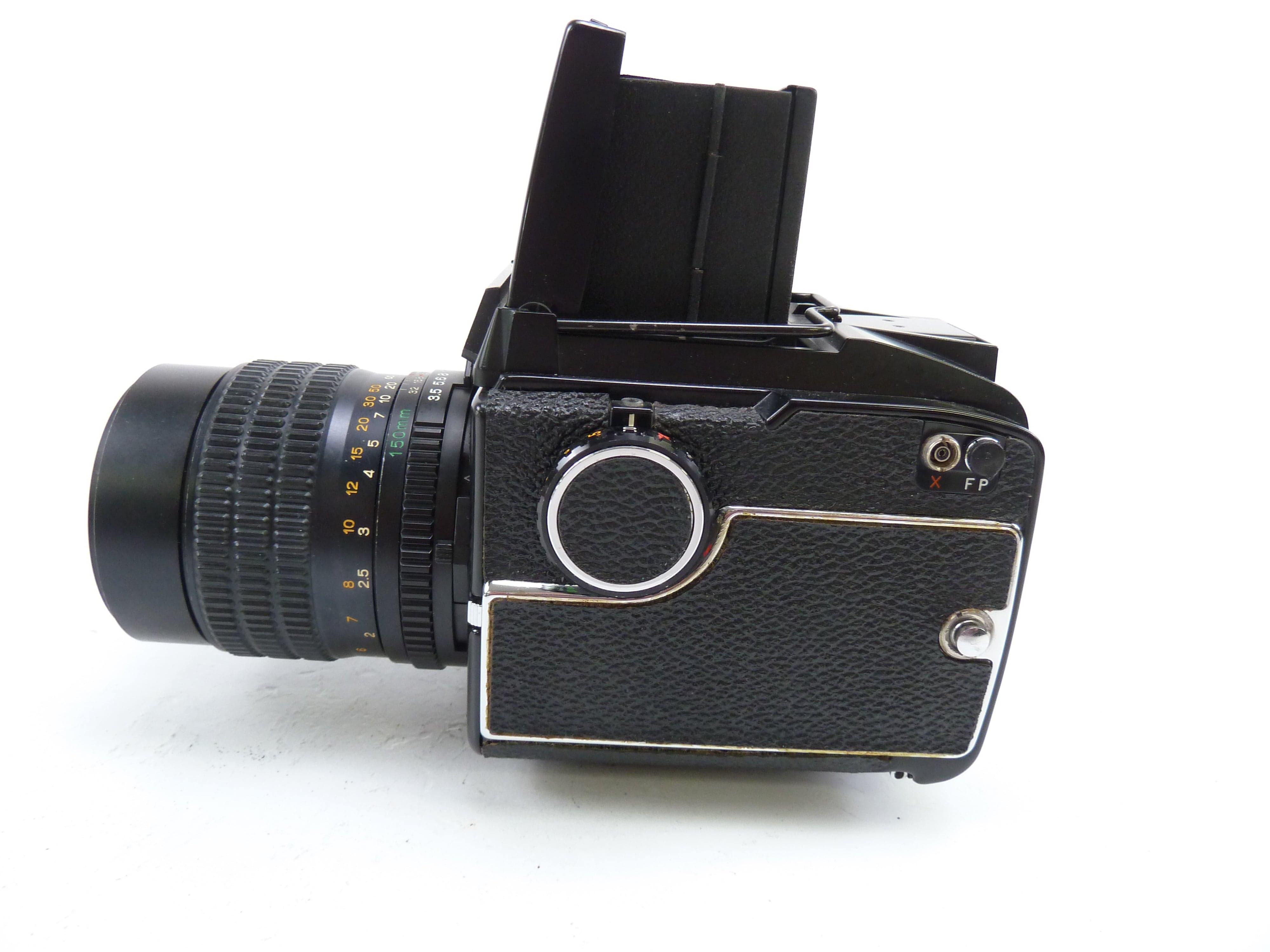 Mamiya M645 Camera Outfit with 150MM F3.5 N Lens and Waist Level Finder
