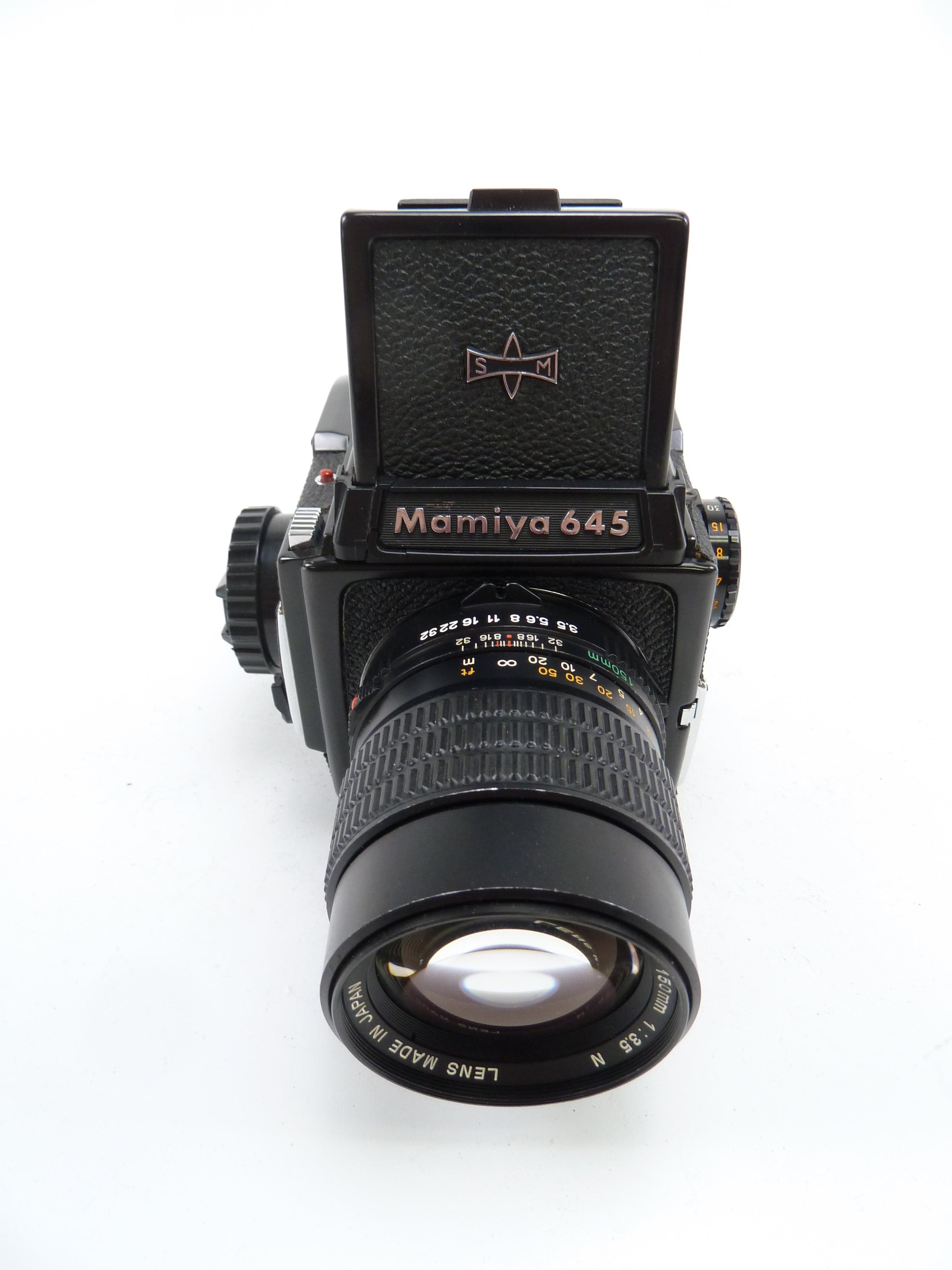 Mamiya M645 Camera Outfit with 150MM F3.5 N Lens and Waist Level Finder