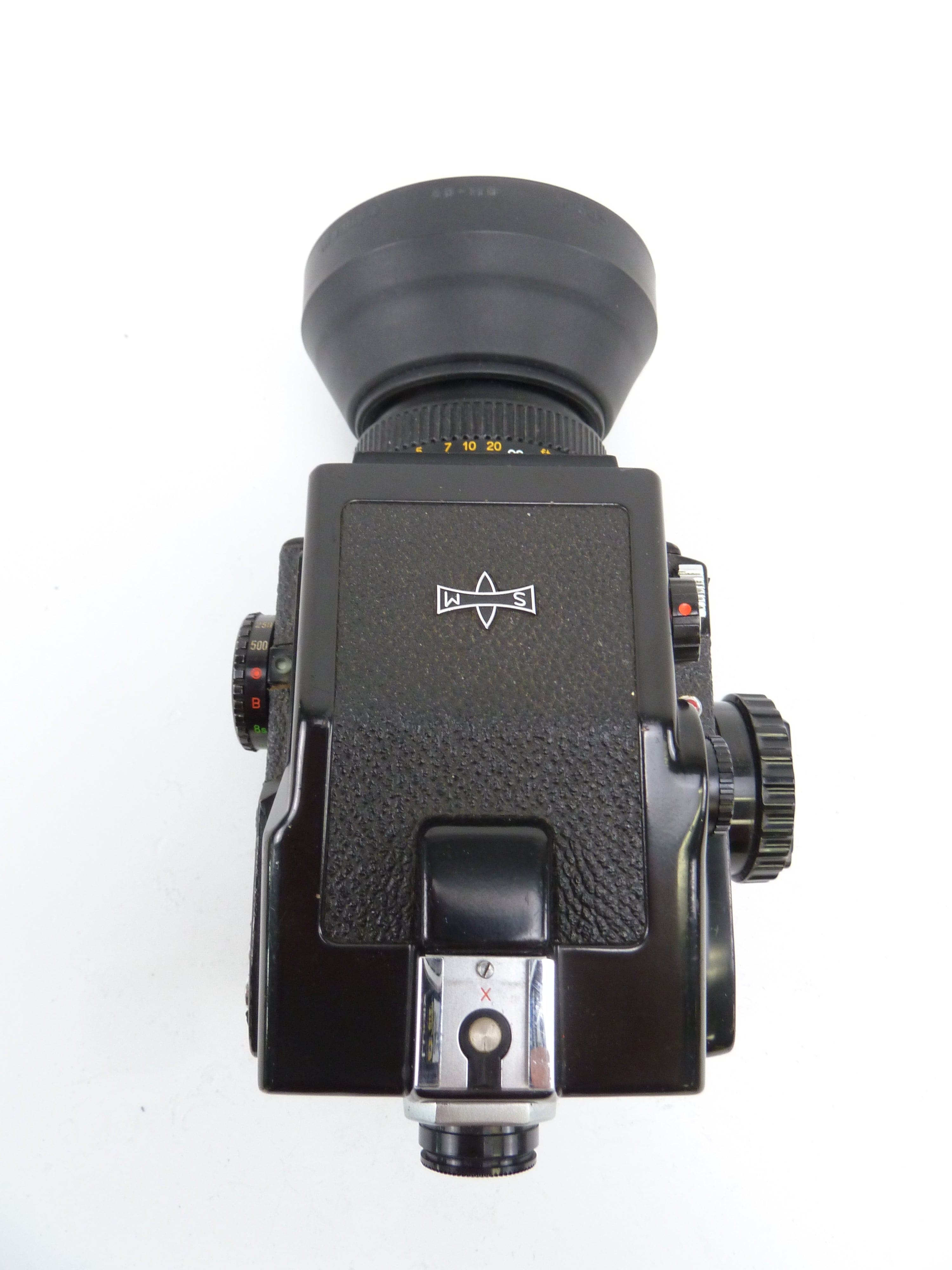 Mamiya M645 Camera outfit with AE Meter Prism Finder and 80MM f2.8 N Lens