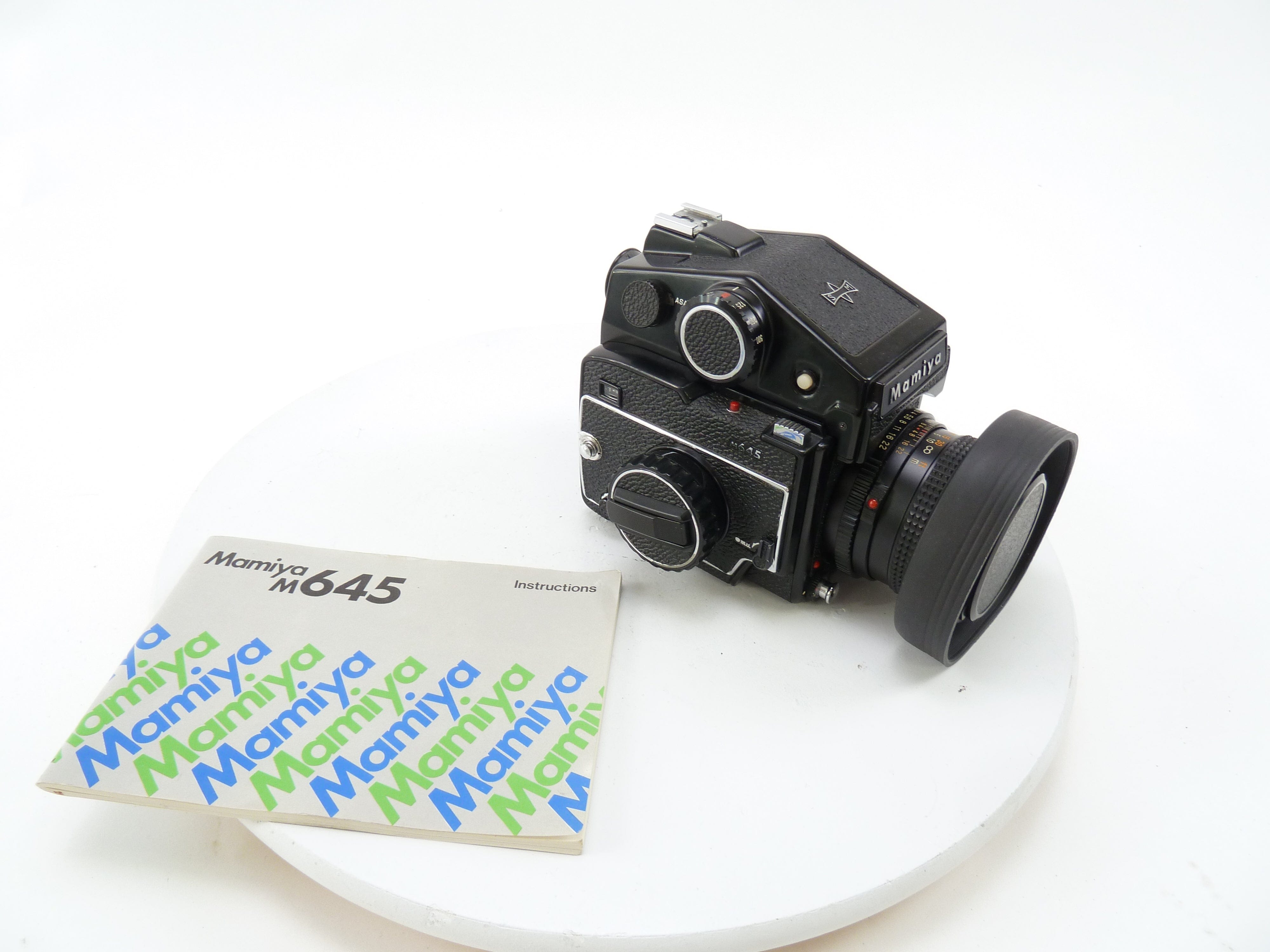 Mamiya M645 Camera Outfit with PD Meter Prism and 80MM F2.8 C Lens