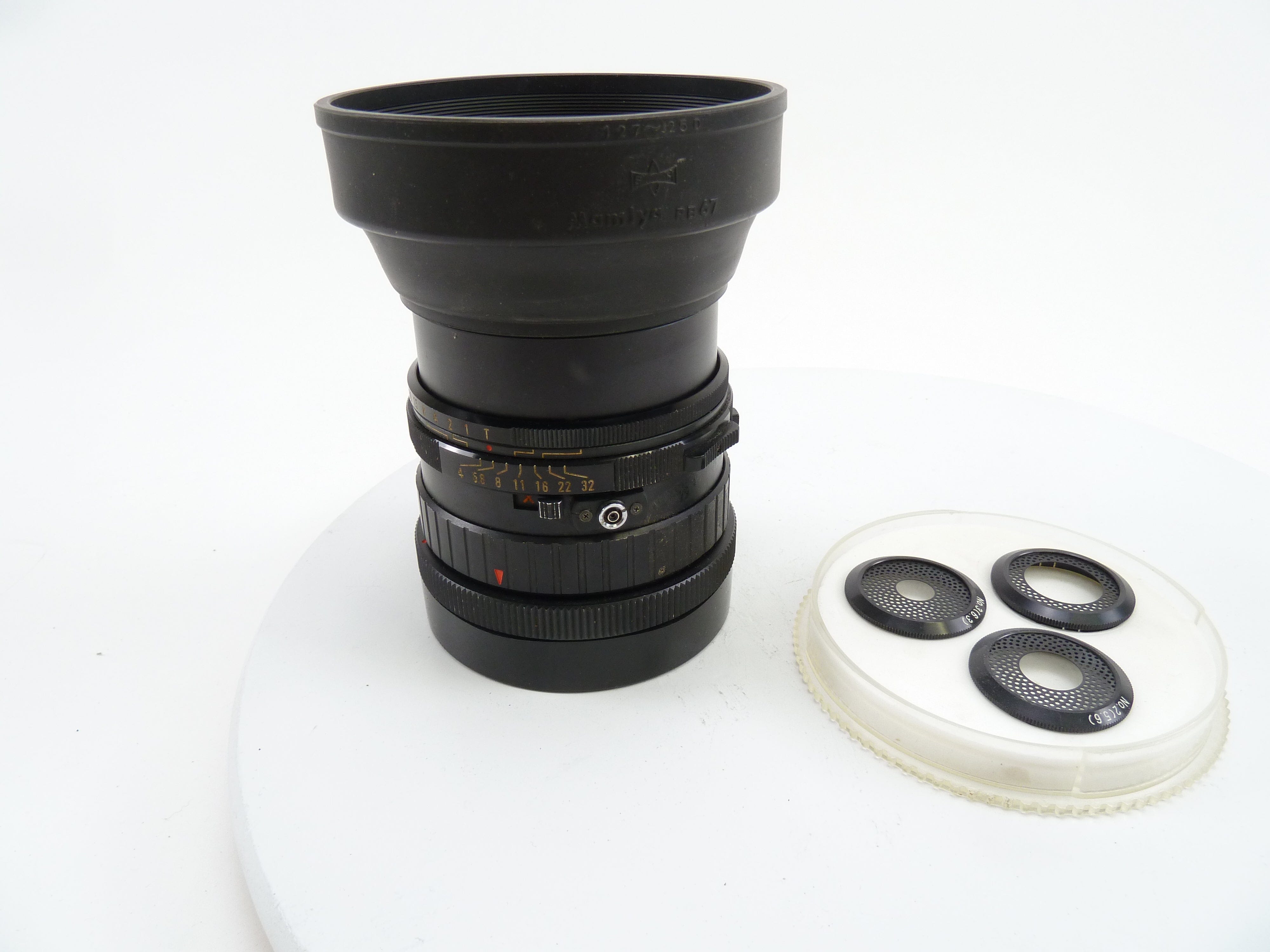 Mamiya RB 150MM F4 C Soft Focus Lens with complete set of Disks