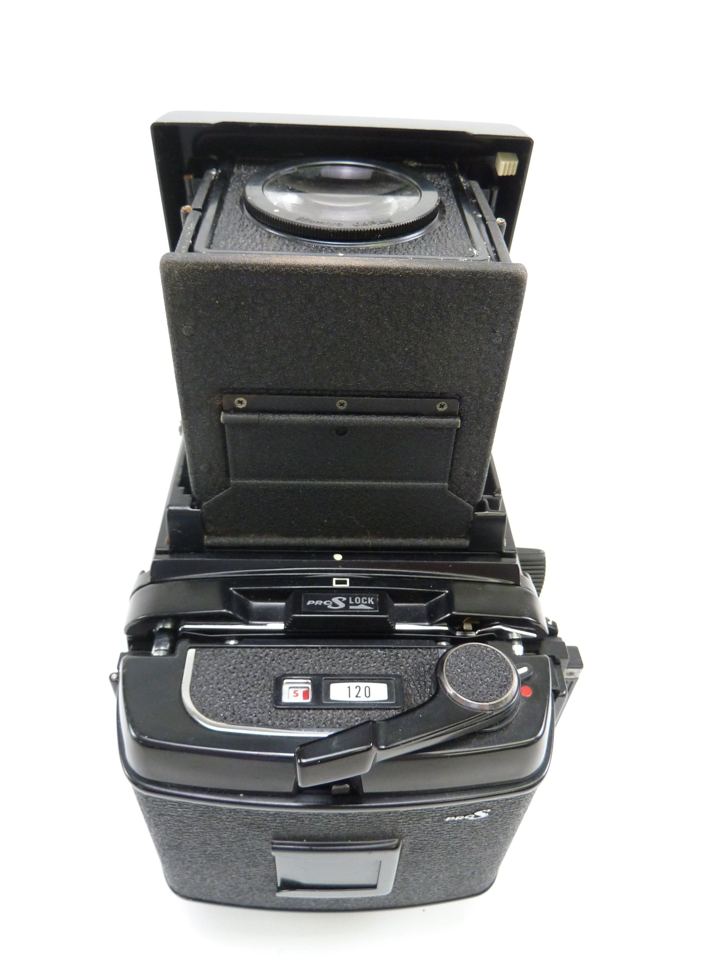 Mamiya RB67 Pro S Complete Kit with 120 Back, 127MM f3.8 C Lens, and WLF