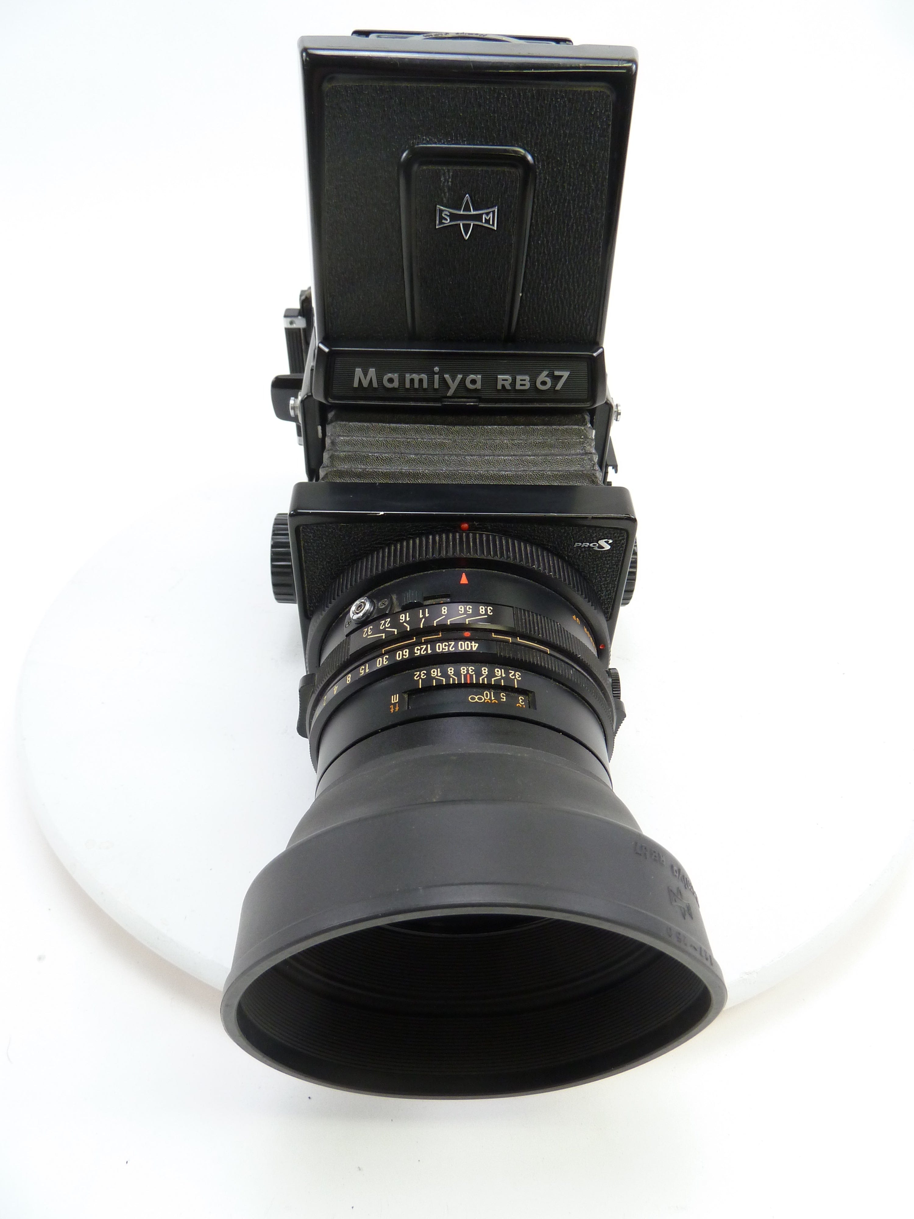 Mamiya RB67 Pro S Kit with 90MM f3.8 NB Lens, Pro S 120 Film Back, and WLF