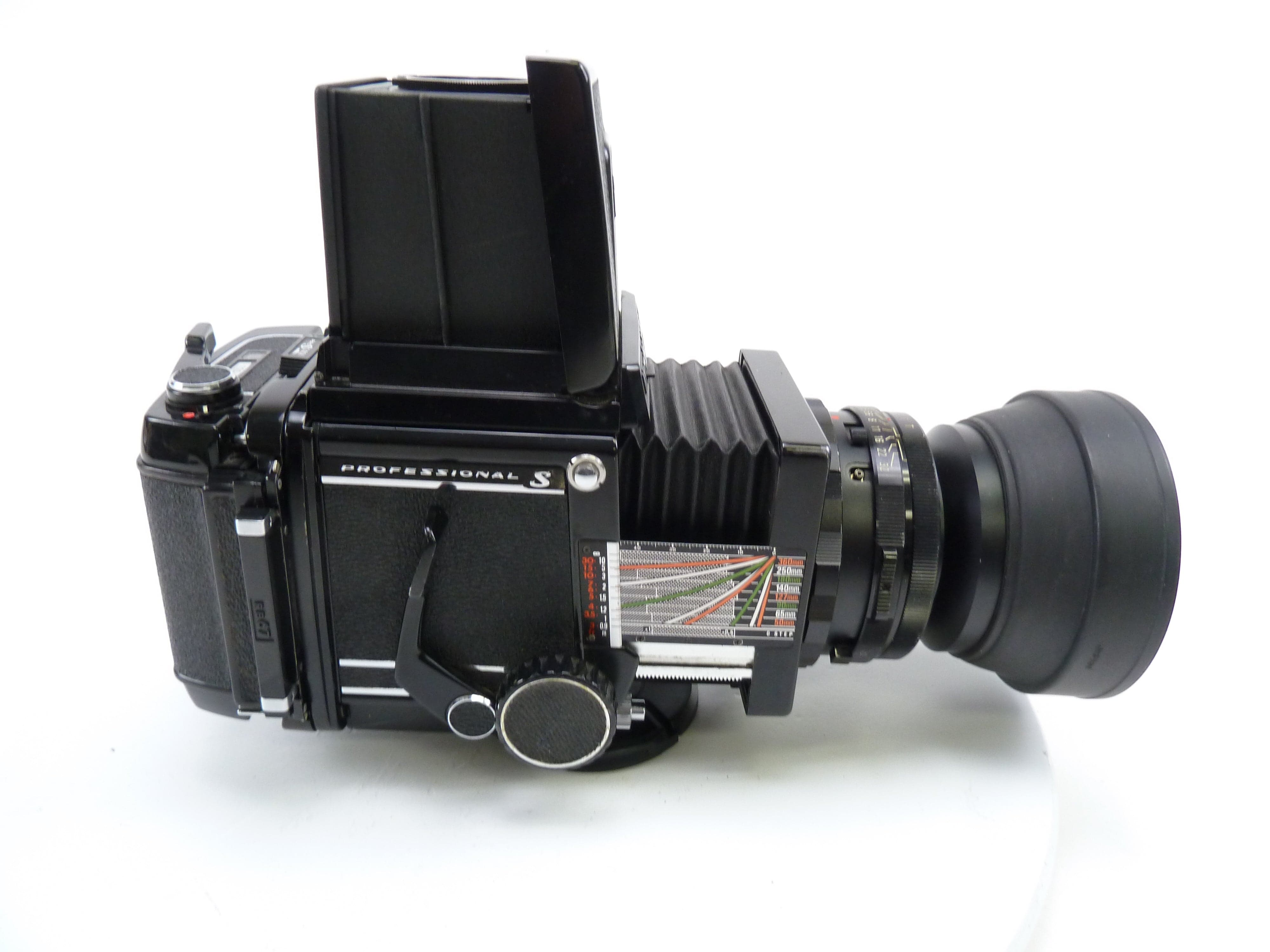 Mamiya RB67 Pro S Outfit with 127MM F3.8 Lens, Pro S 120 Back, and Waist Level Finder
