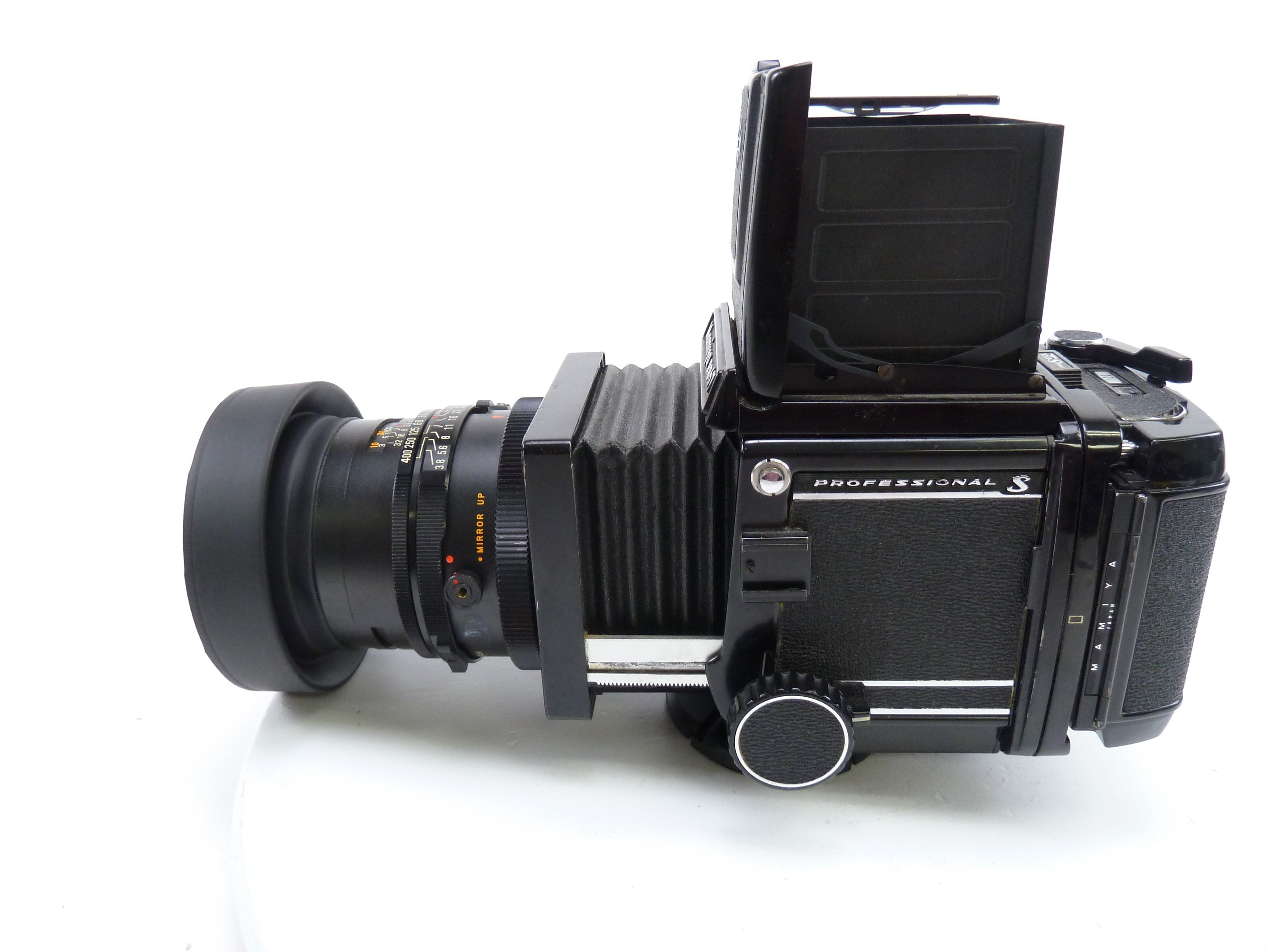 Mamiya RB67 Pro S Outfit with 90MM f3.8 C Lens, Pro S 120 Back, and WLF