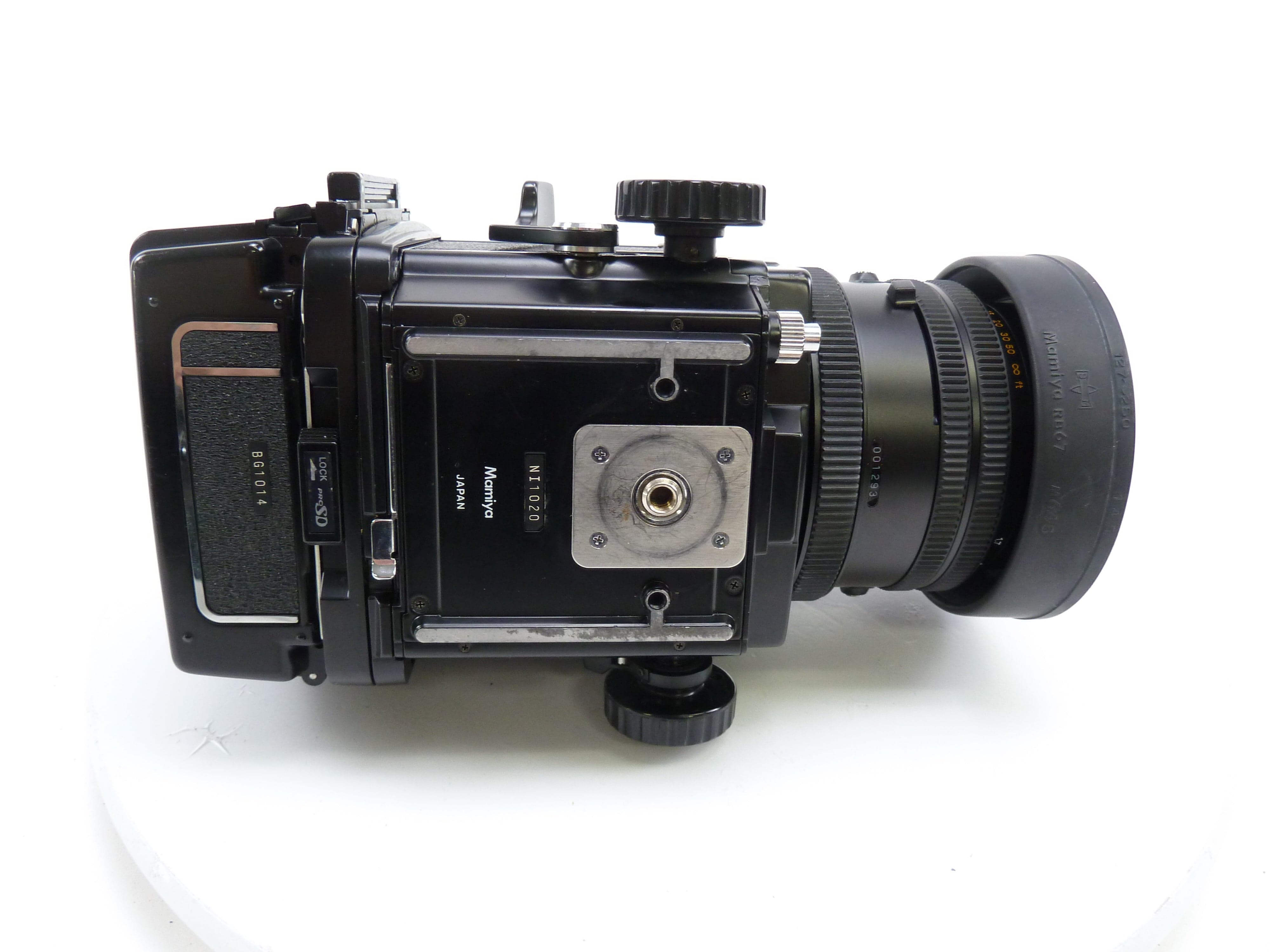 Mamiya RB67 Pro SD Camera Outfit with 150MM F3.5 K/L Lens, Pro SD 120 Back, & WLF