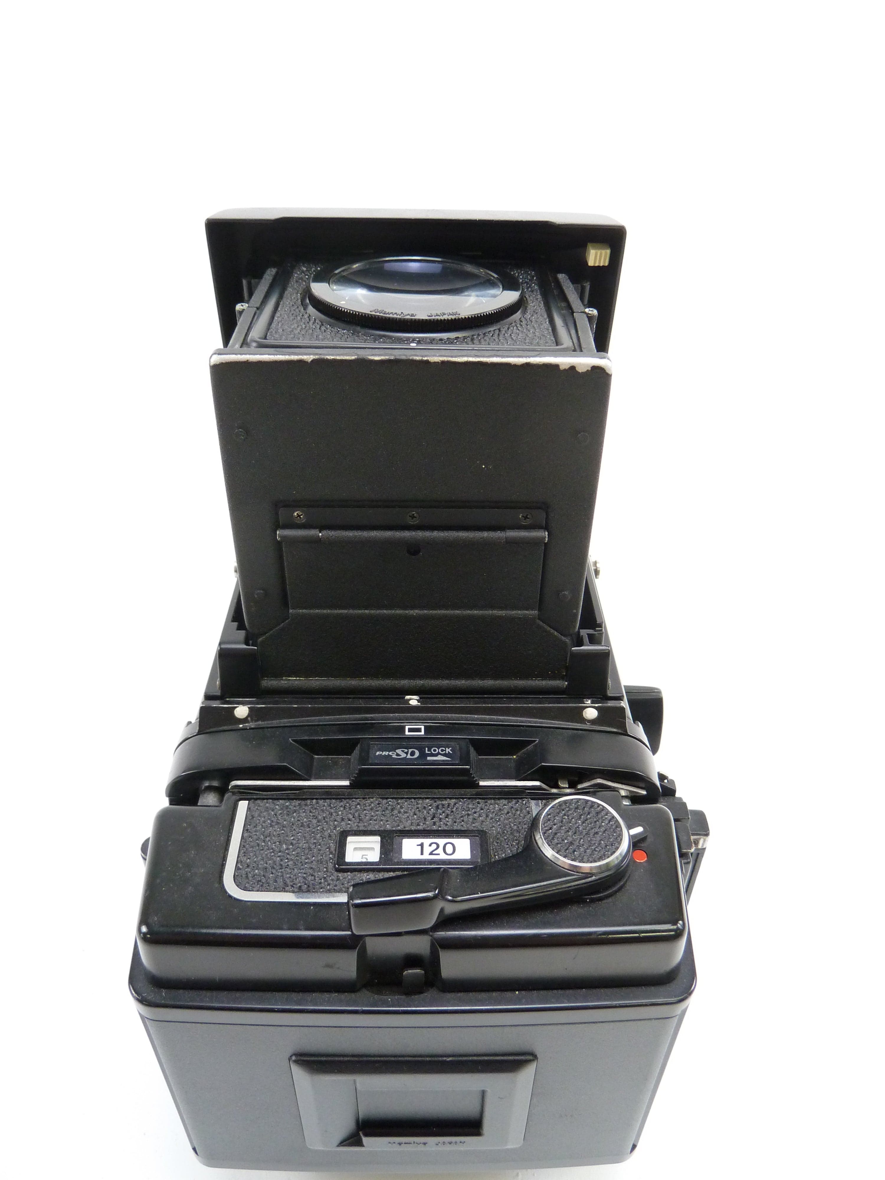 Mamiya RB67 Pro SD Camera Outfit with 150MM F3.5 K/L Lens, Pro SD 120 Back, & WLF