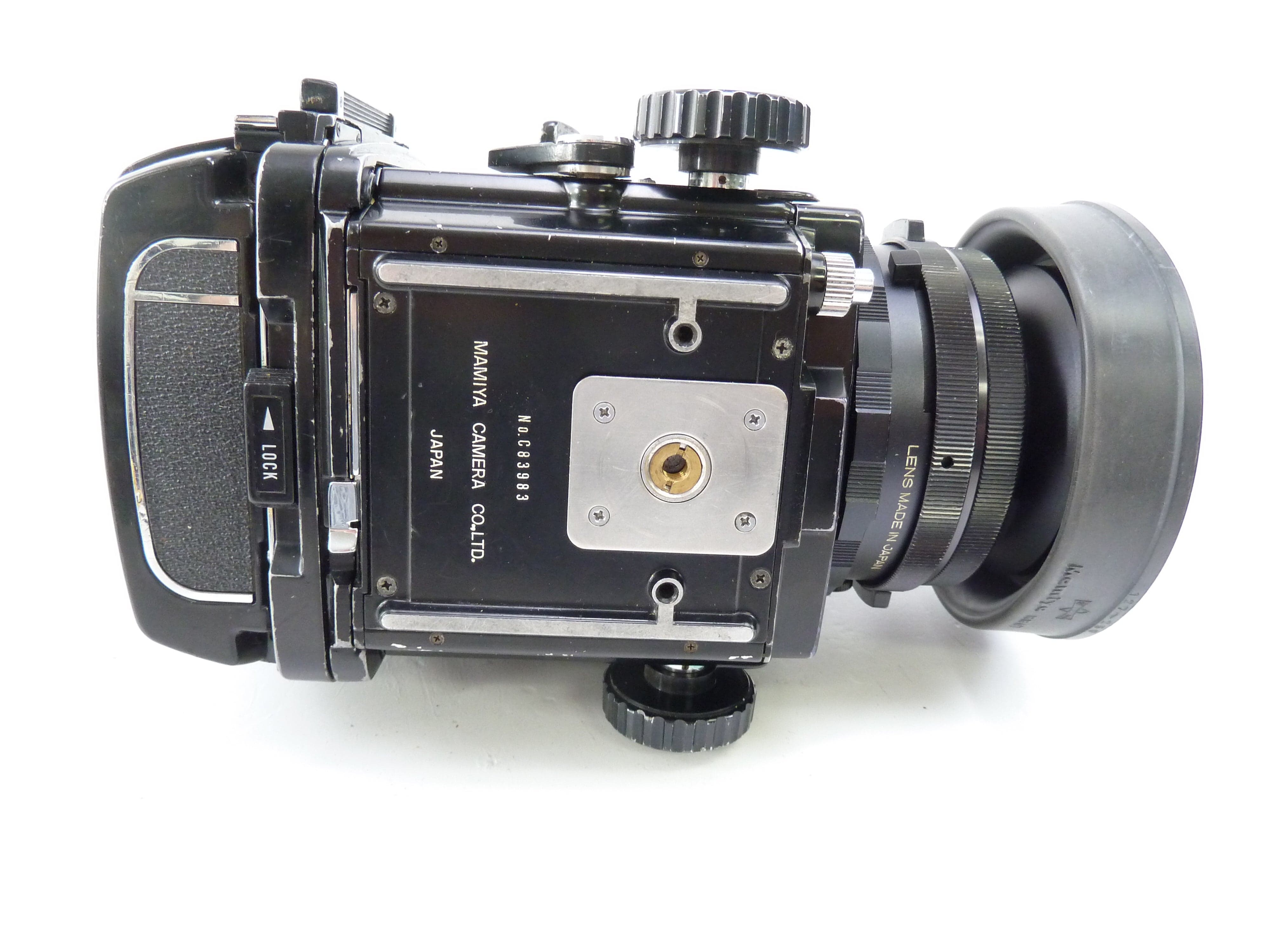 Mamiya RB67 with 127MM f3.8 Lens,  Pro 120 Back, and Waist Level Finder