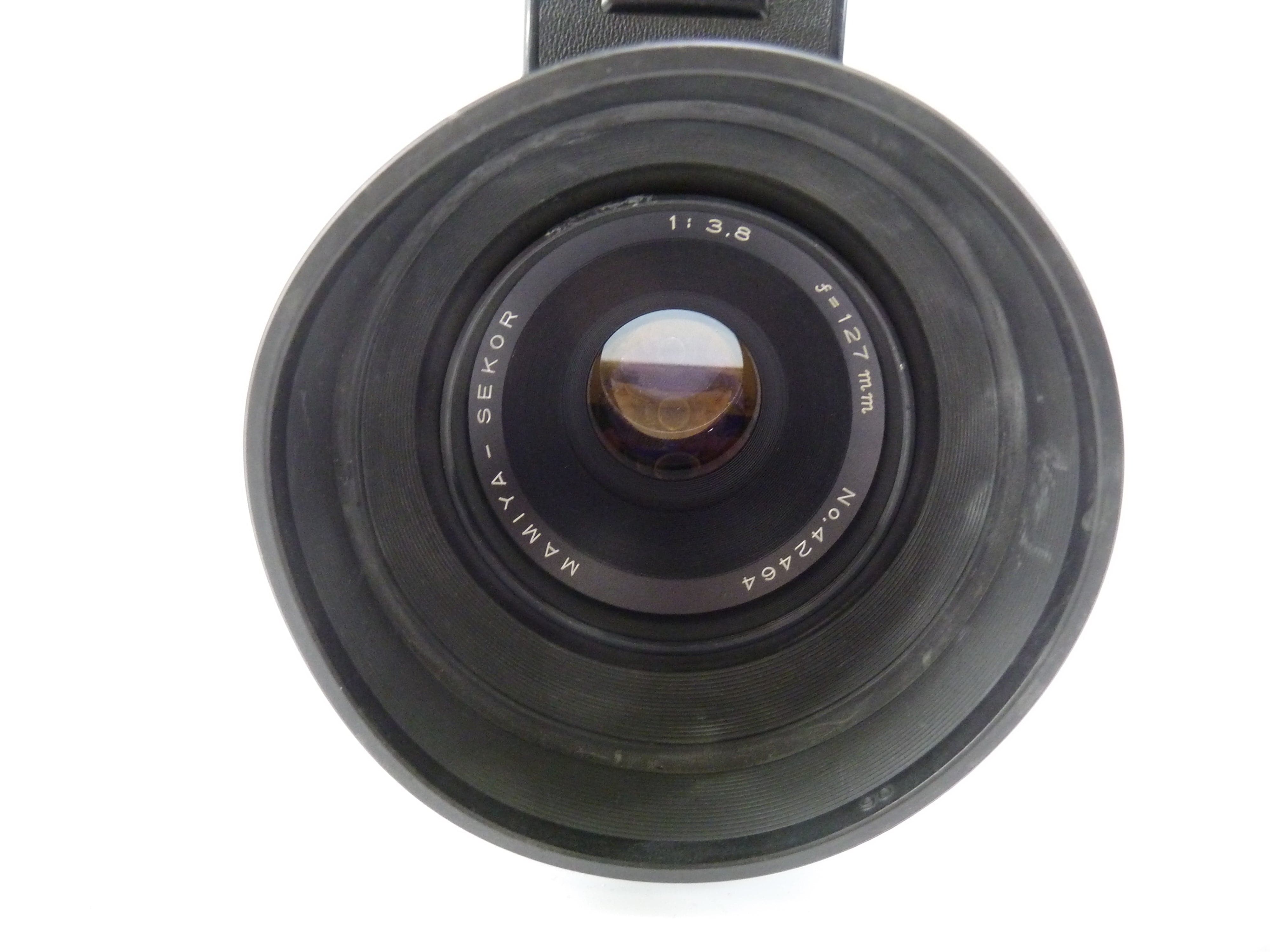 Mamiya RB67 with 127MM f3.8 Lens,  Pro 120 Back, and Waist Level Finder
