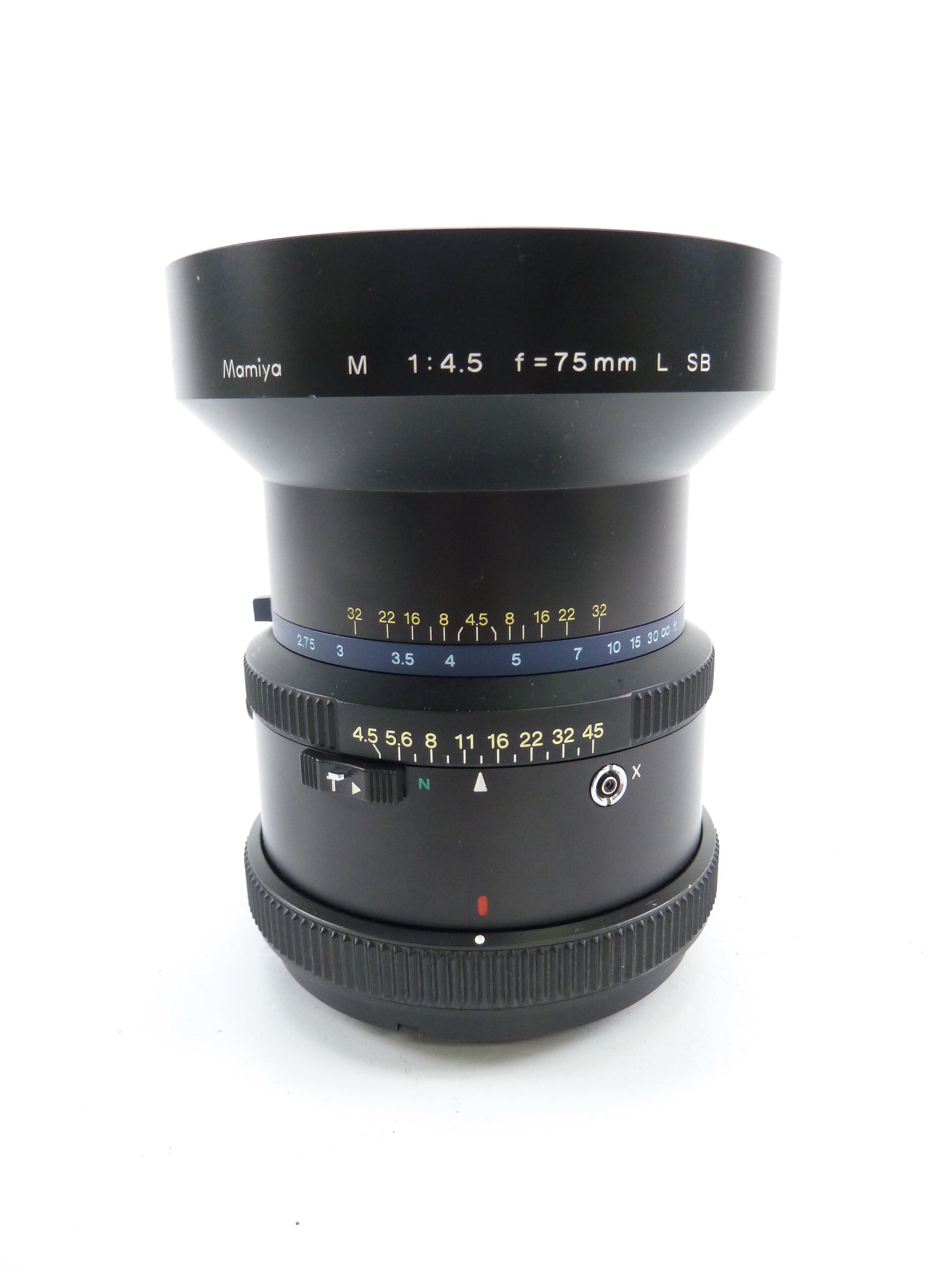 Mamiya RZ M 75MM F4.5 L SB Short Barrel Lens