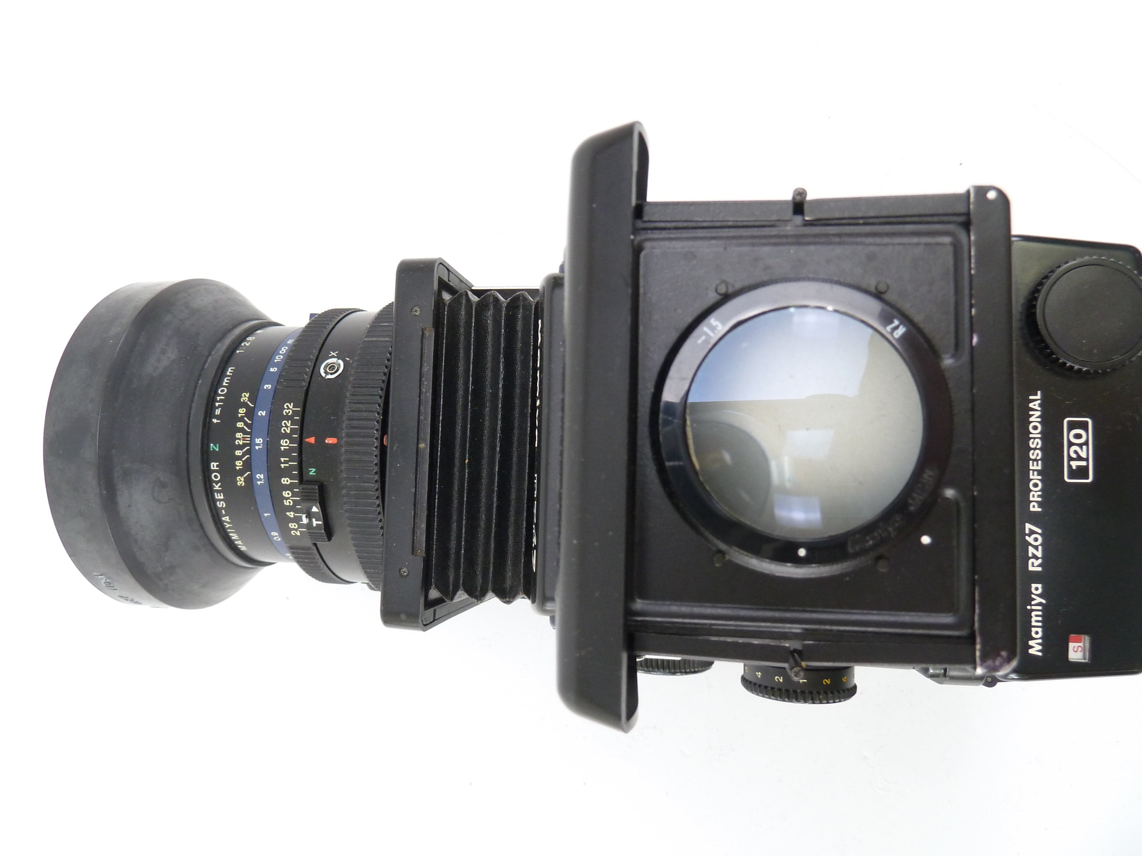Mamiya RZ67 Outfit with 110MM f2.8 W Lens, Pro 120 Back, and Waist Level Finder
