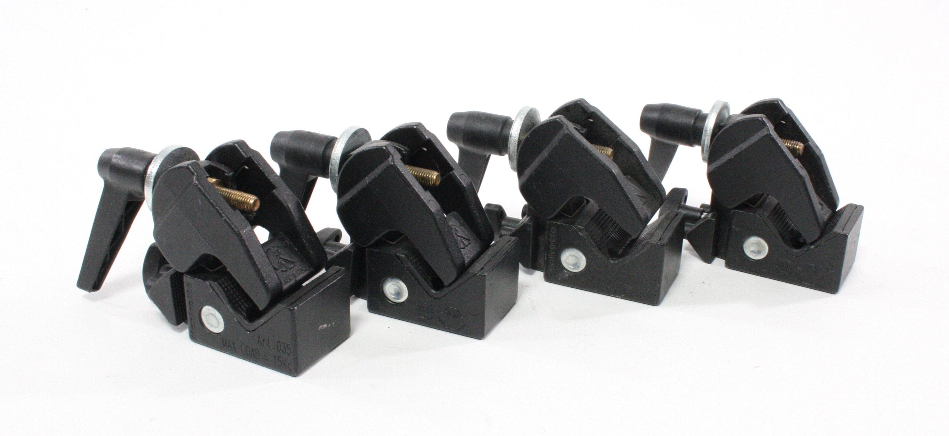 Manfrotto 035RL Super Clamp with long handle Set of 4
