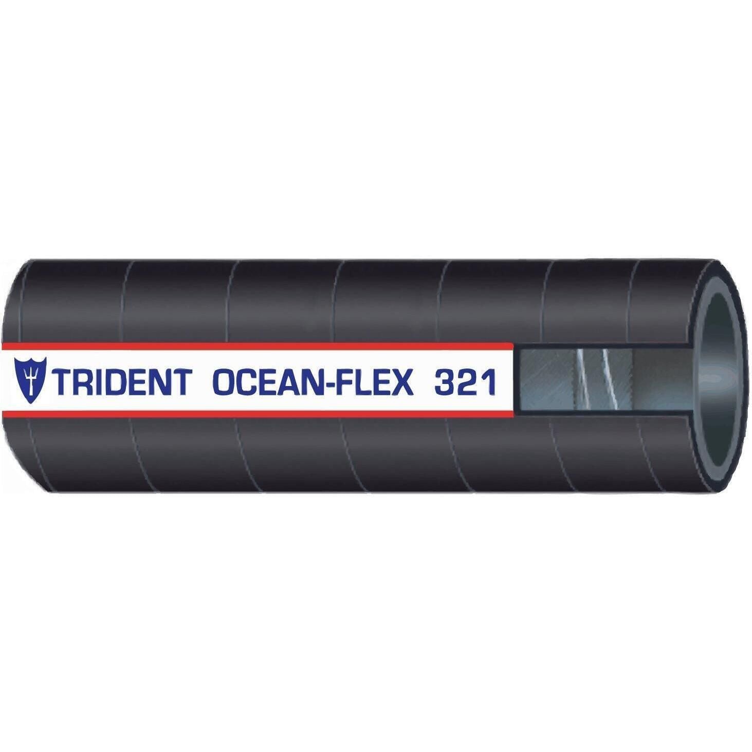 Trident Marine 321-1126 1-1/2" x 50' Ocean-Flex Multipurpose Hose