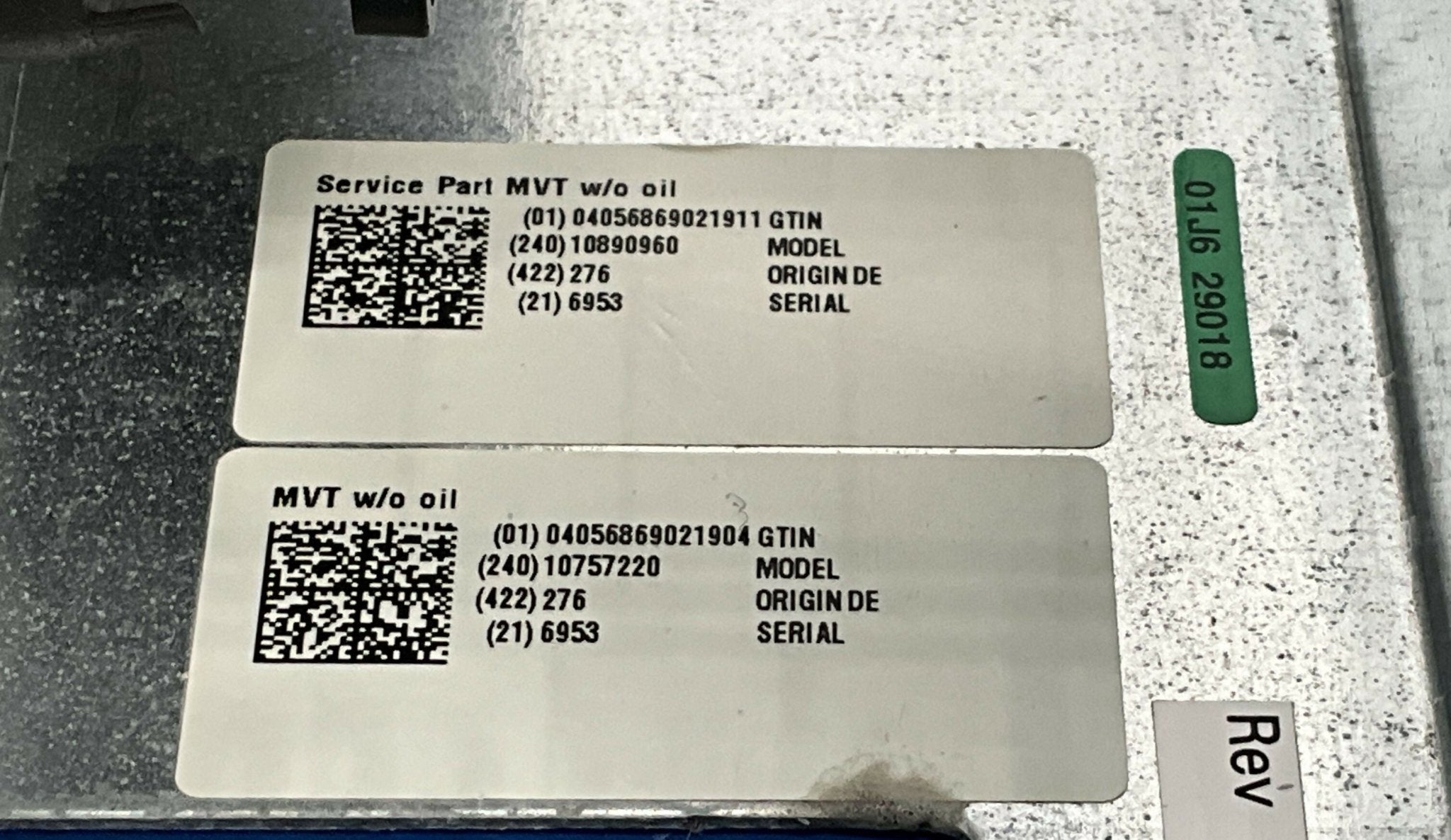 MATRIX MVT W/O OIL (10757220/10890960/08365970 SIEMENS