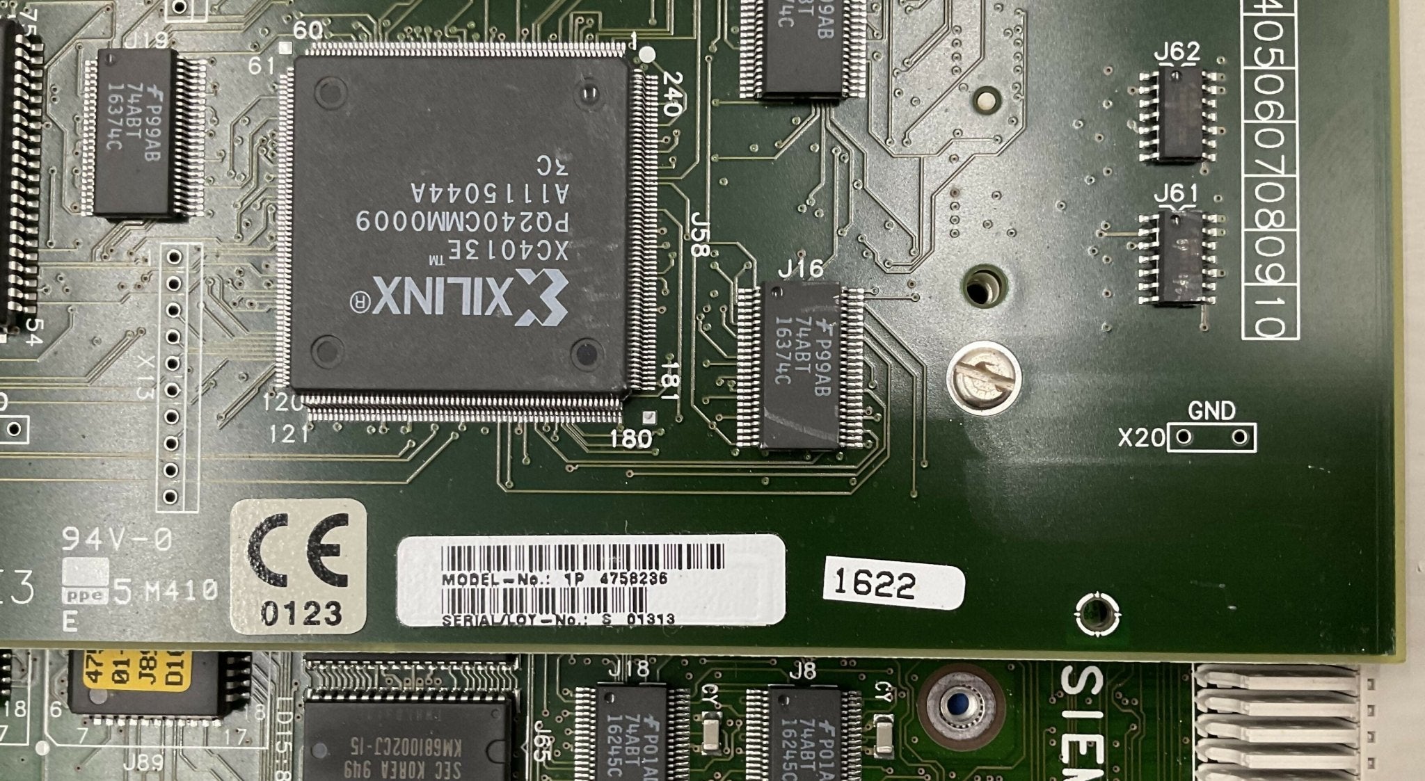 MC4C40 D10/D11 BOARD (0738444/04758236/04758210) SIEMENS