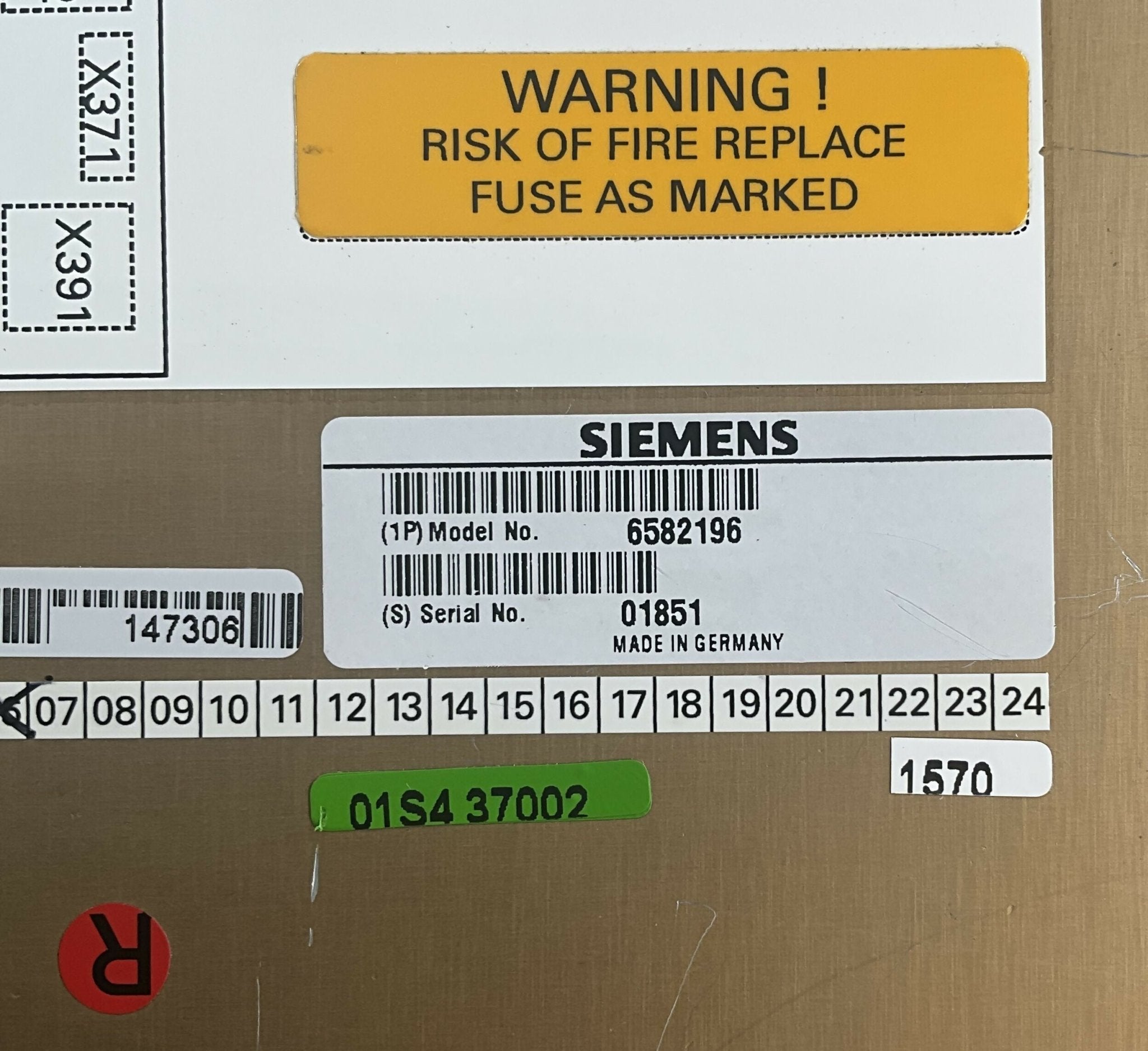 MCM4 TABLE (06582196/6582196 SIEMENS