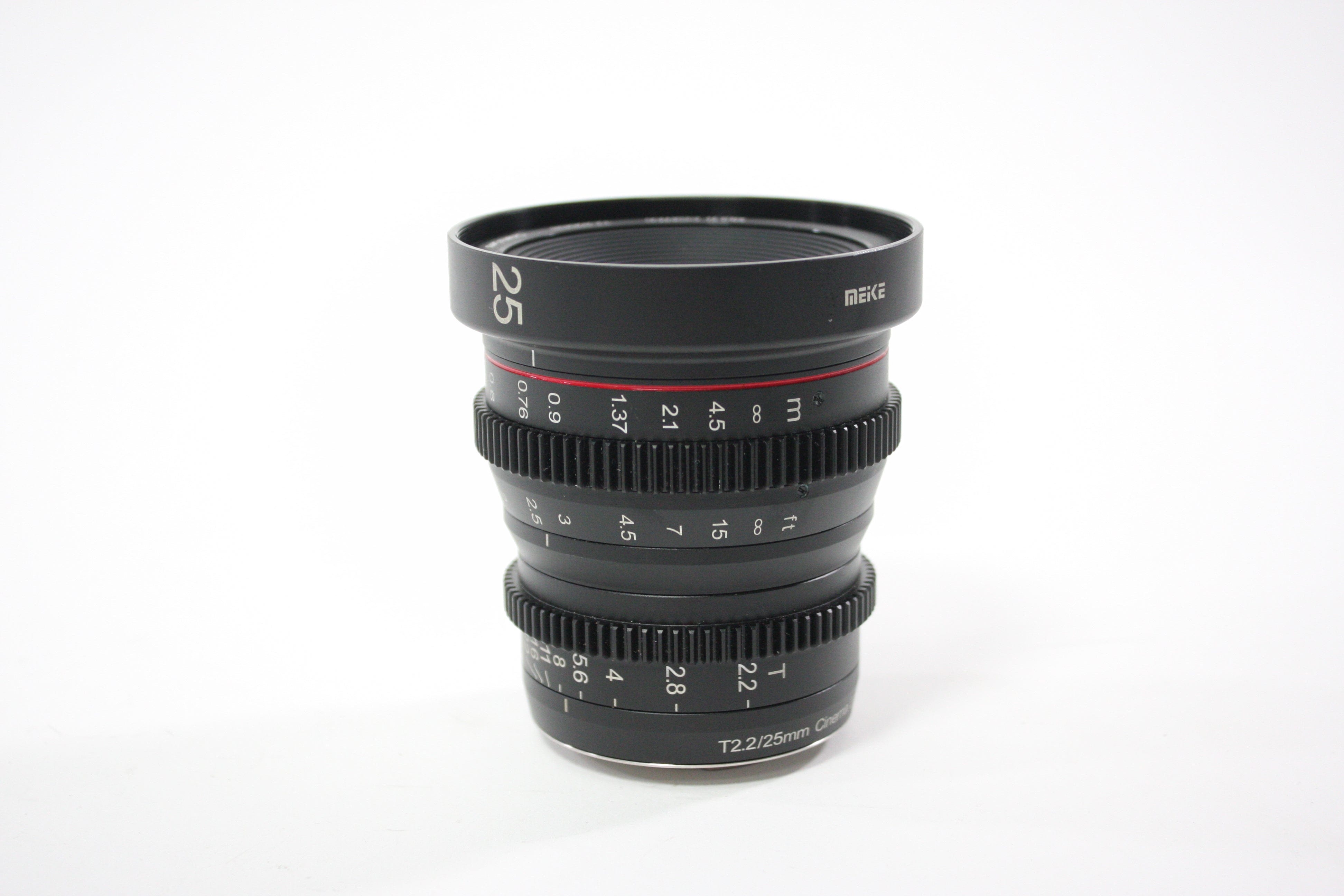 Meike 25mm T/2.2  Multi Coated Cinema Lens for Micro 4/3 Mount AS-IS