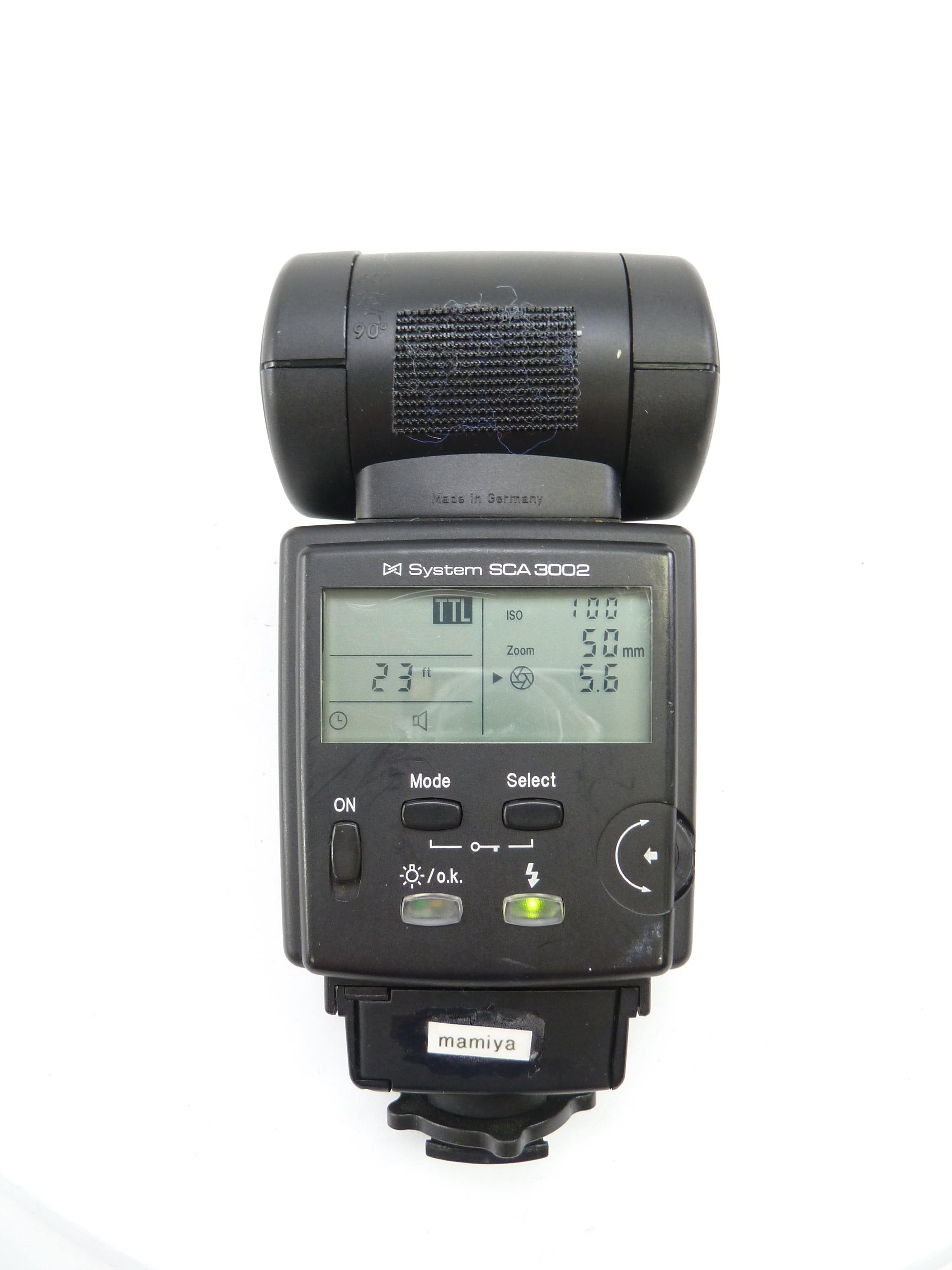 Metz 54MZ-4  Shoe Mount Flash with SCA3952 Mamiya 645 AF Module