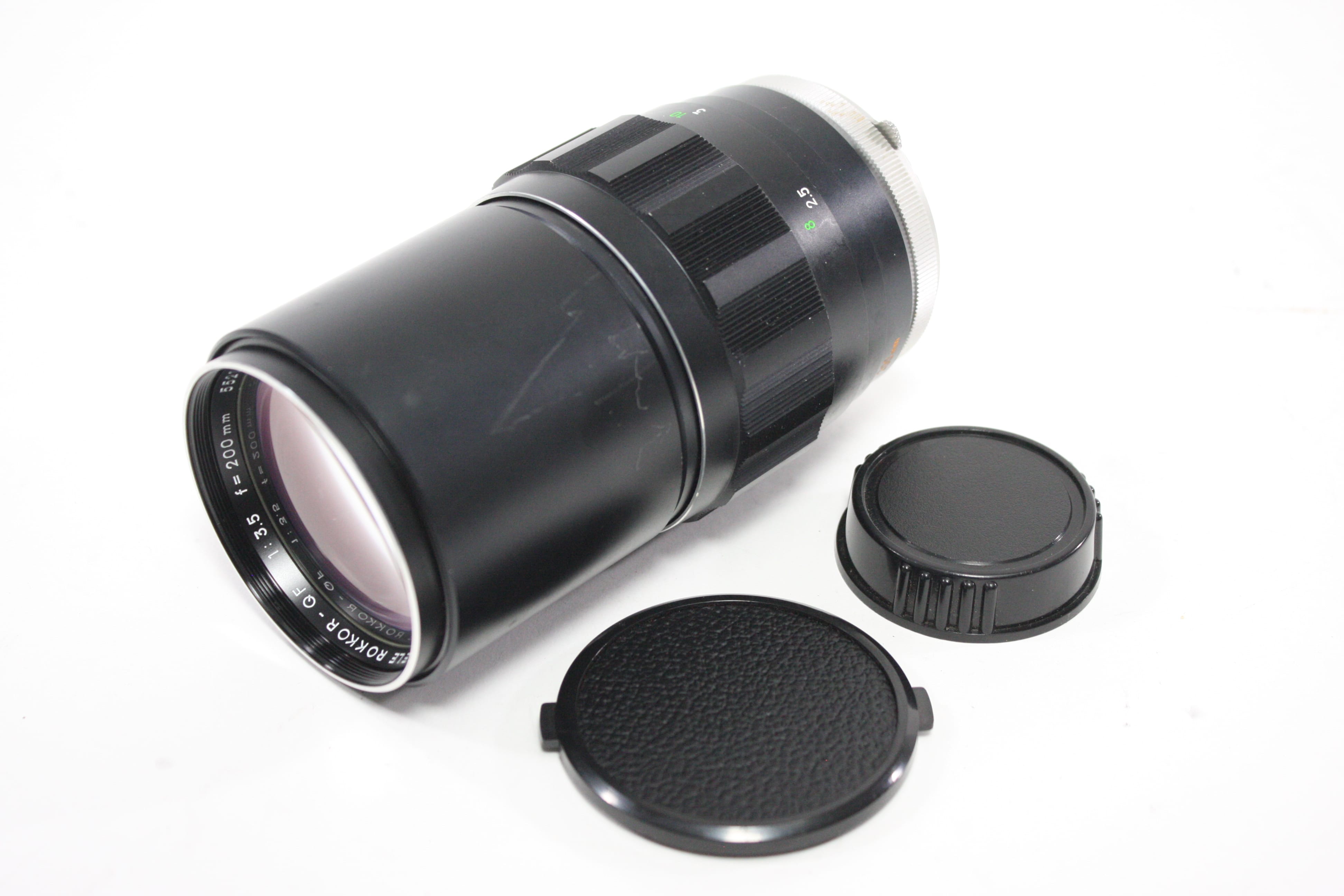Minolta 200mm f/3.5 Tele Rokkor-QF Lens for MD Mount
