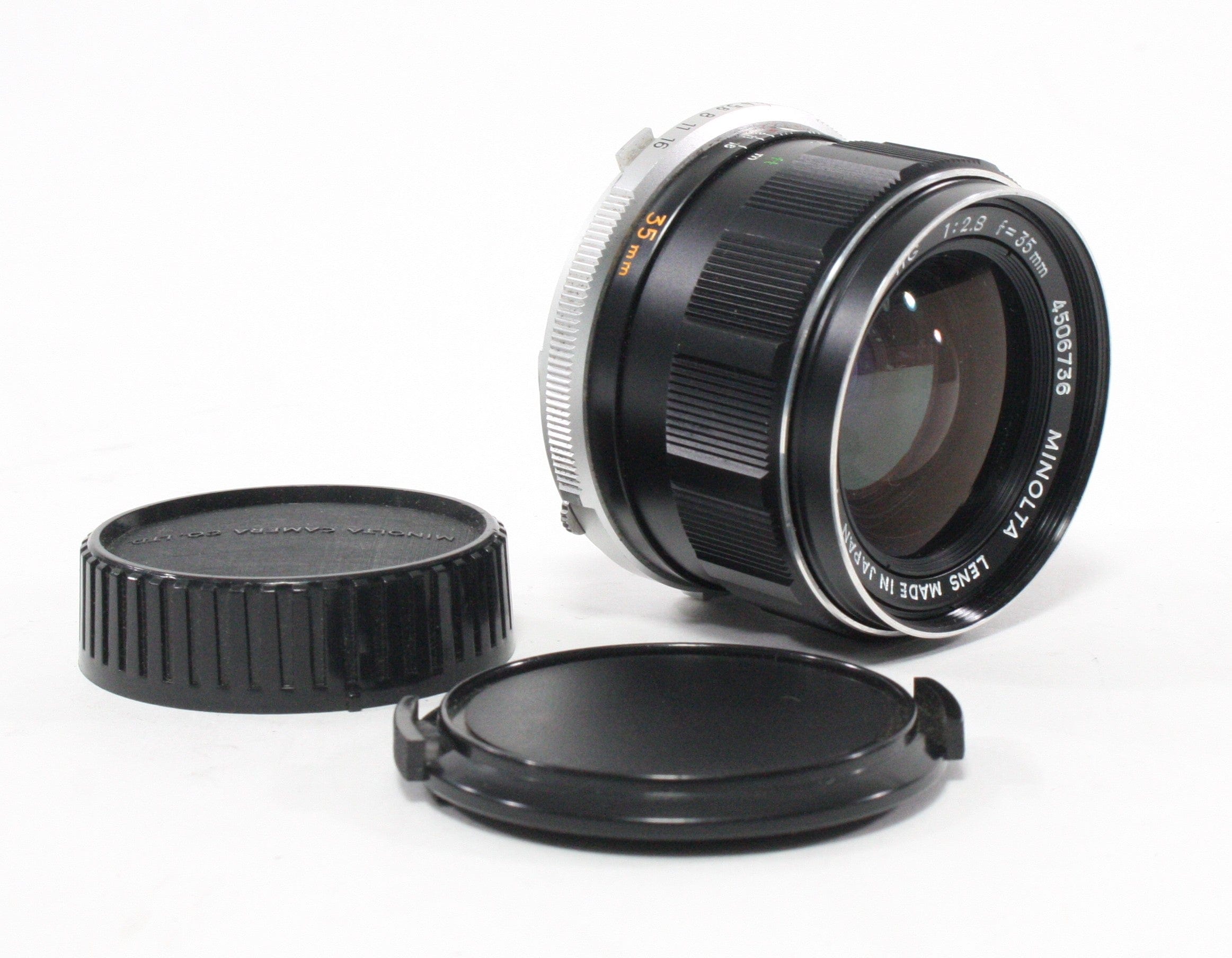 Minolta 35mm f/2.8 MC W.Rokker-HG Lens for Minolta MD Mount