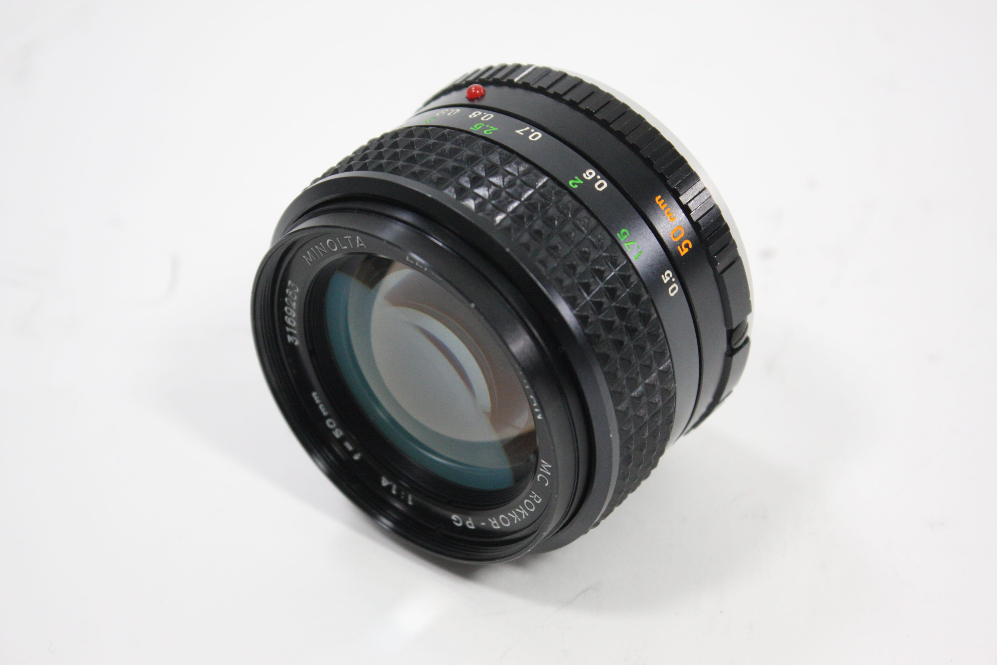 Minolta 50mm f/1.4 Rokkor-PG Lens for MC Mount
