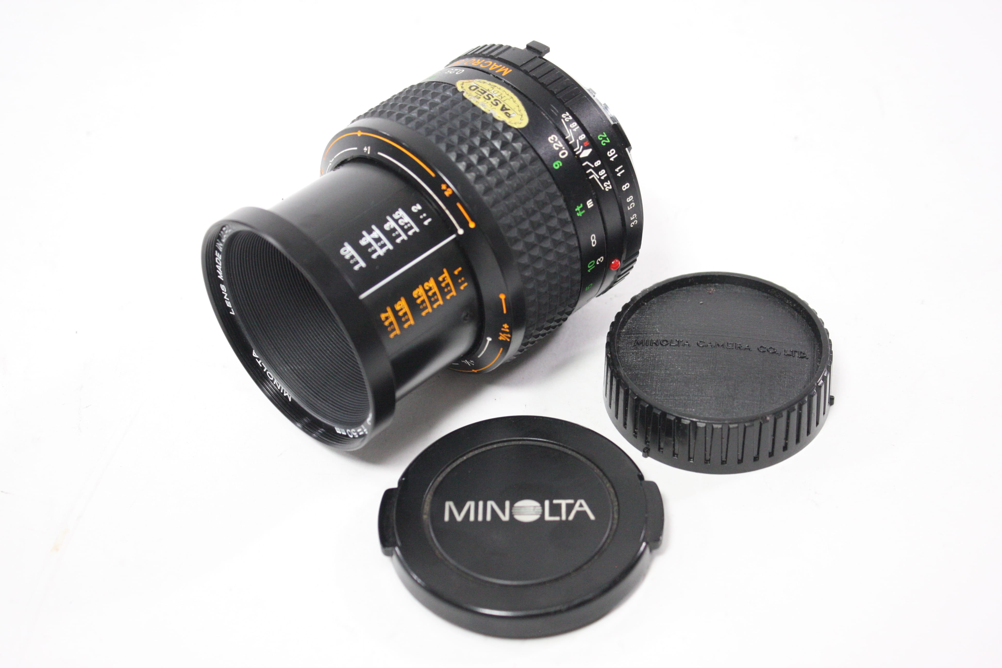 Minolta 50mm f/3.5 Macro Rokkor-X Lens for Minolta MD Mount